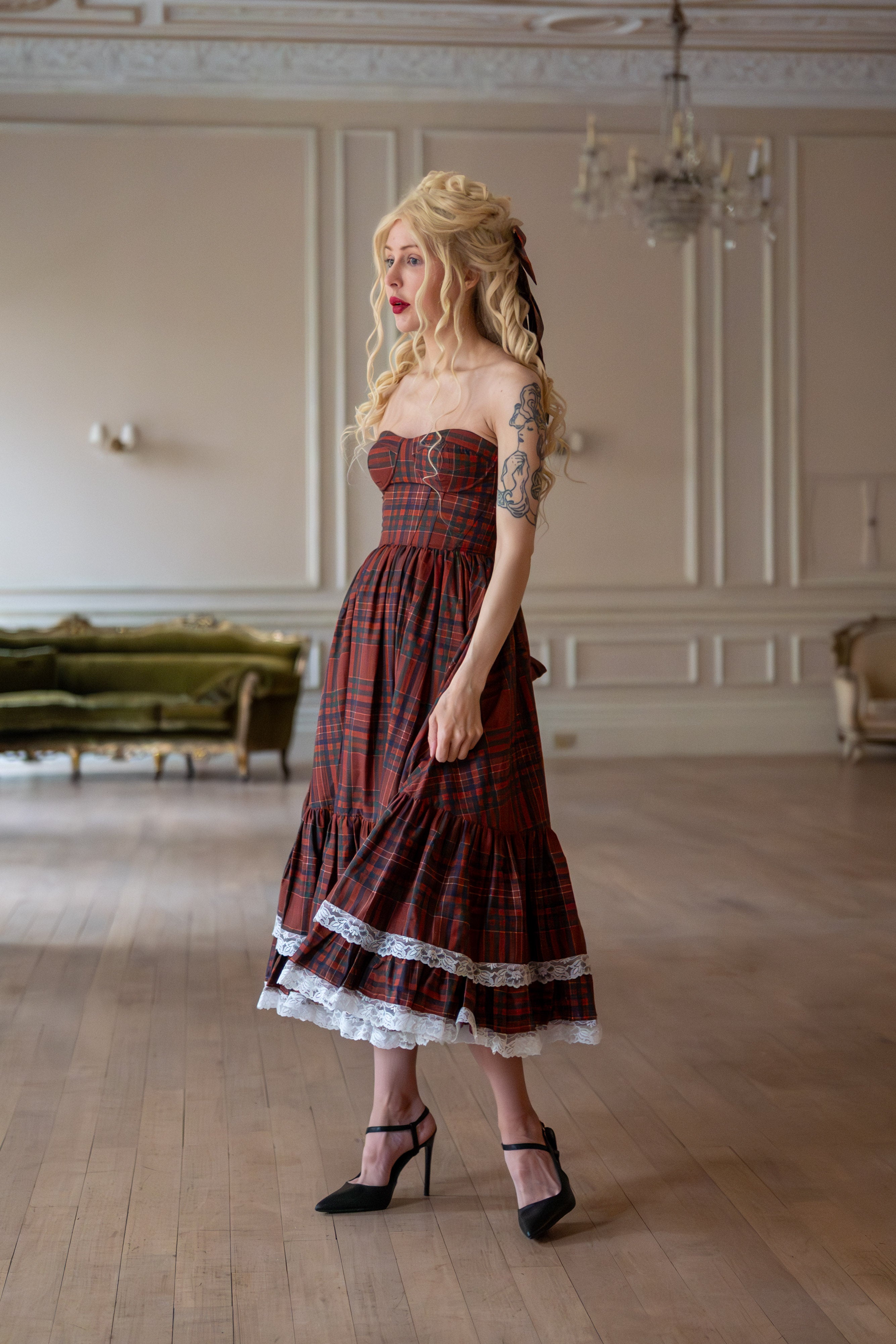Highland Fling Dollhouse Dress