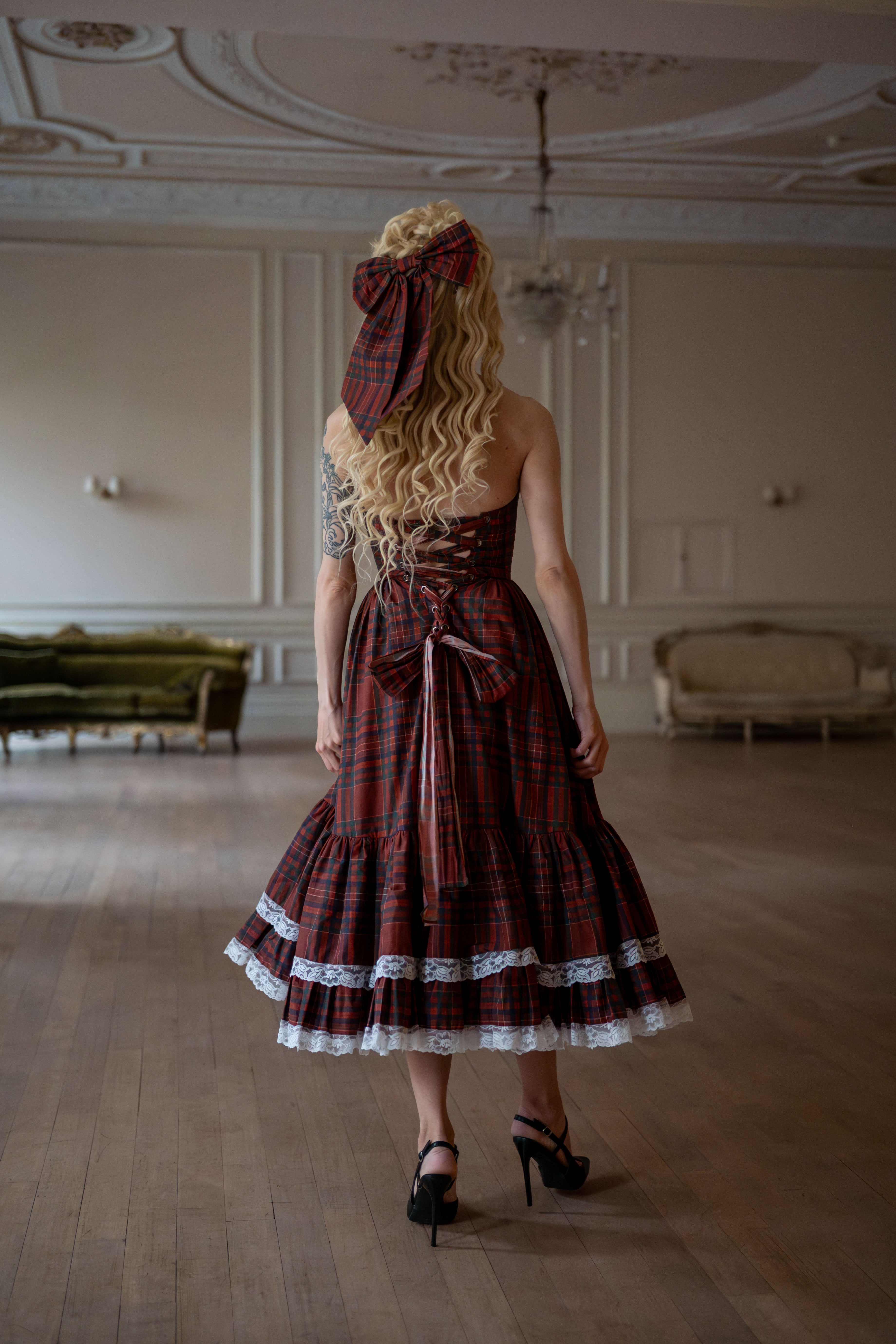 Highland Fling Dollhouse Dress