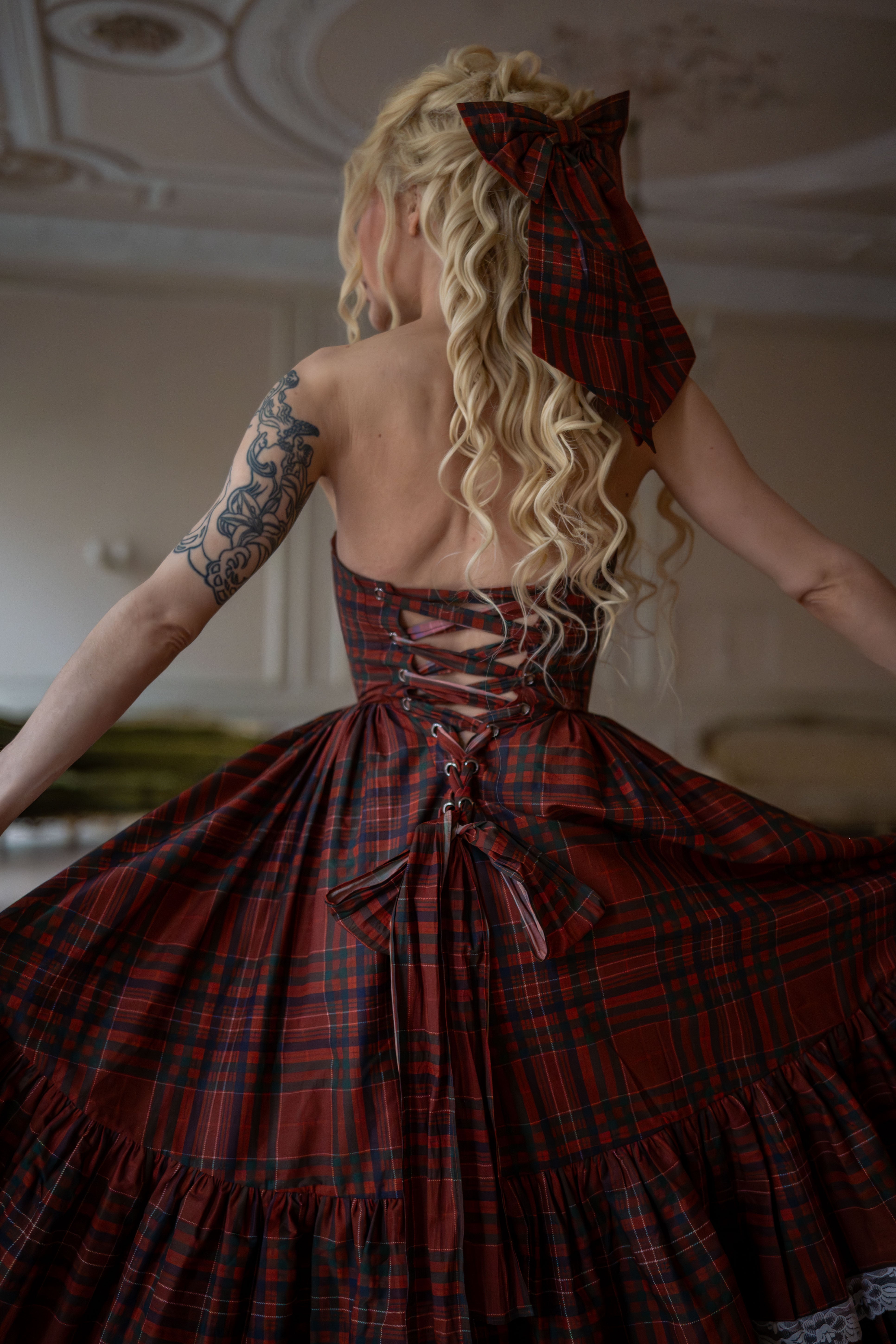 Highland Fling Dollhouse Dress