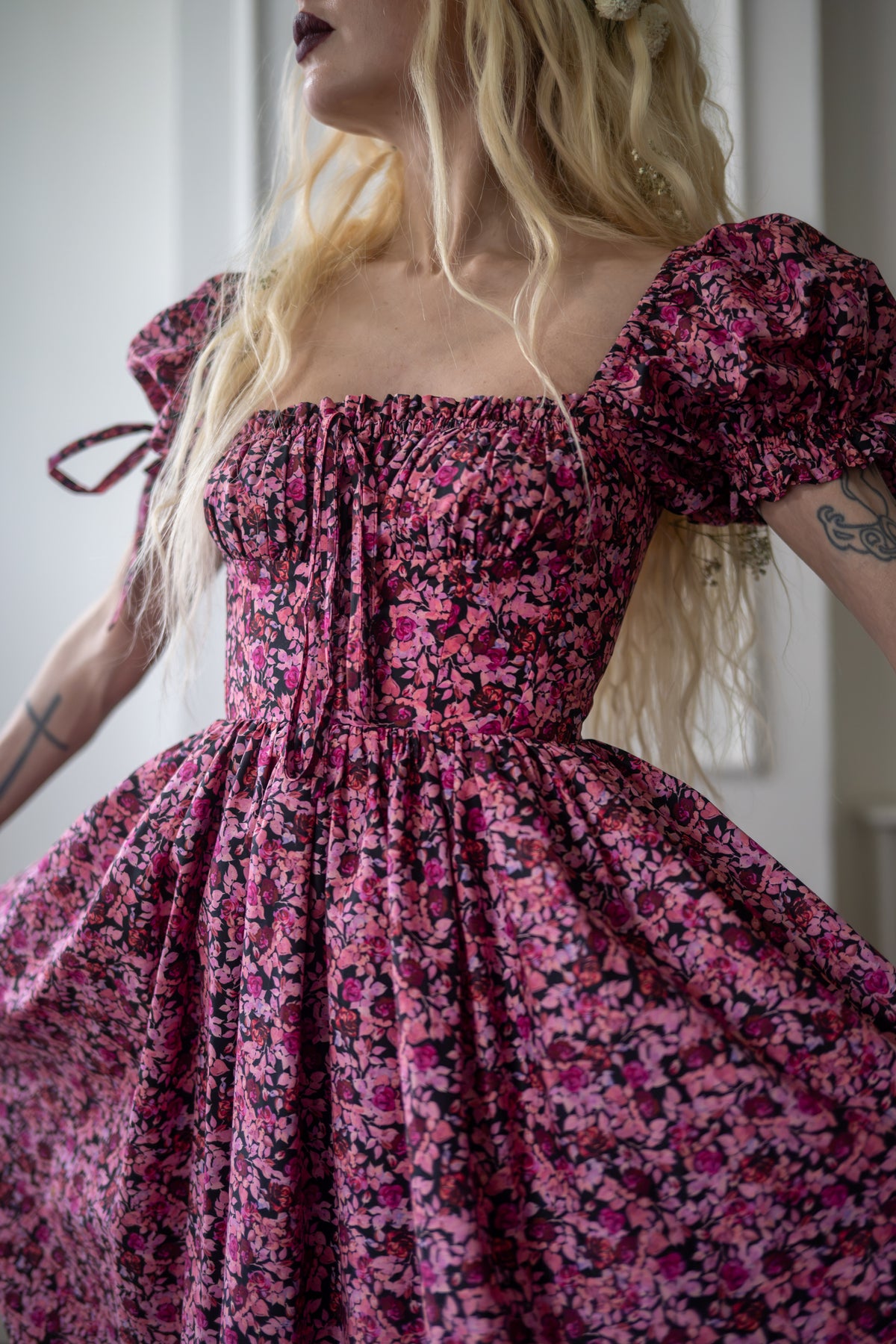 A House Full of Roses Violette Dress