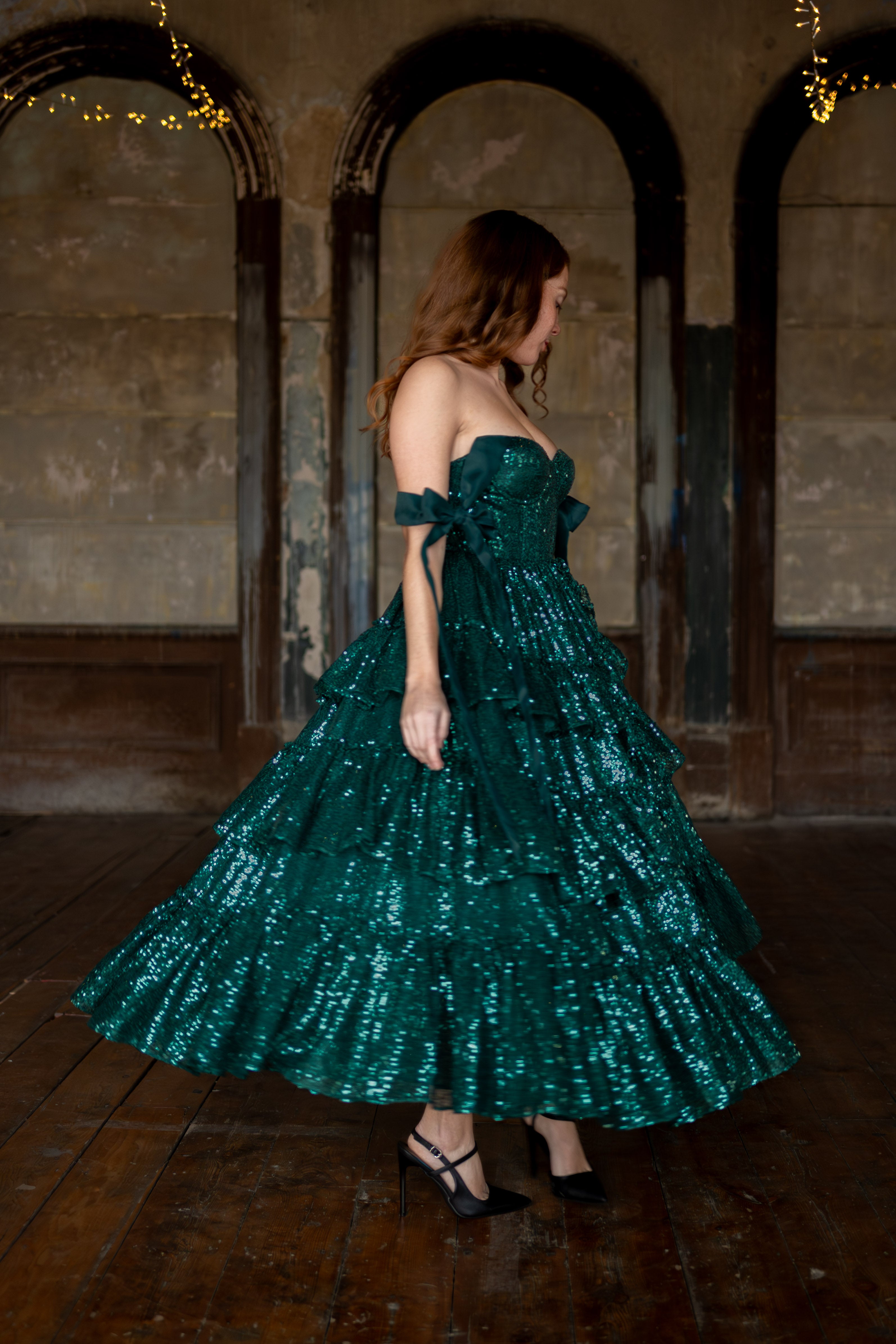 Jade Nocturne Muse Dress