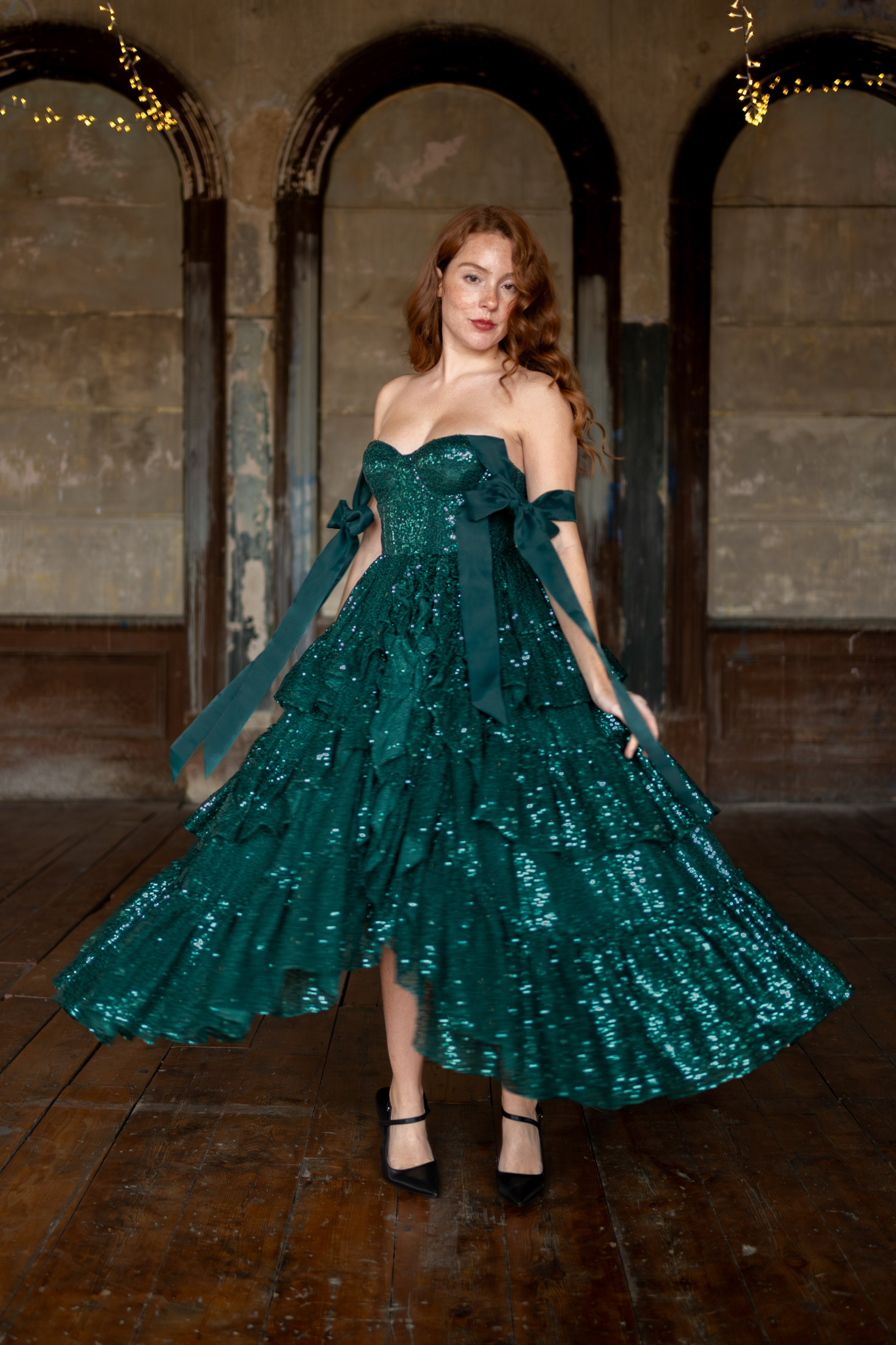 Jade Nocturne Muse Dress