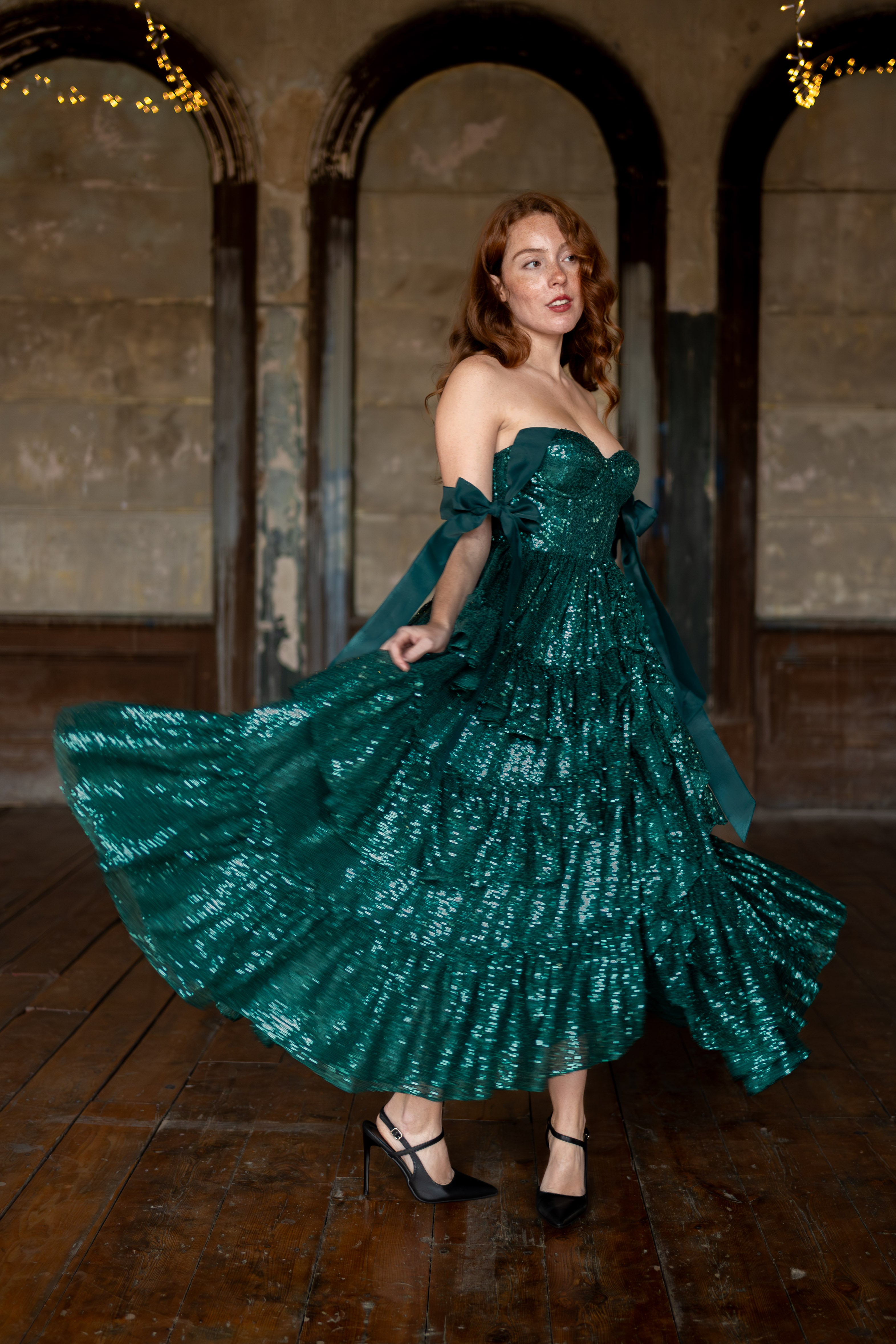 Jade Nocturne Muse Dress