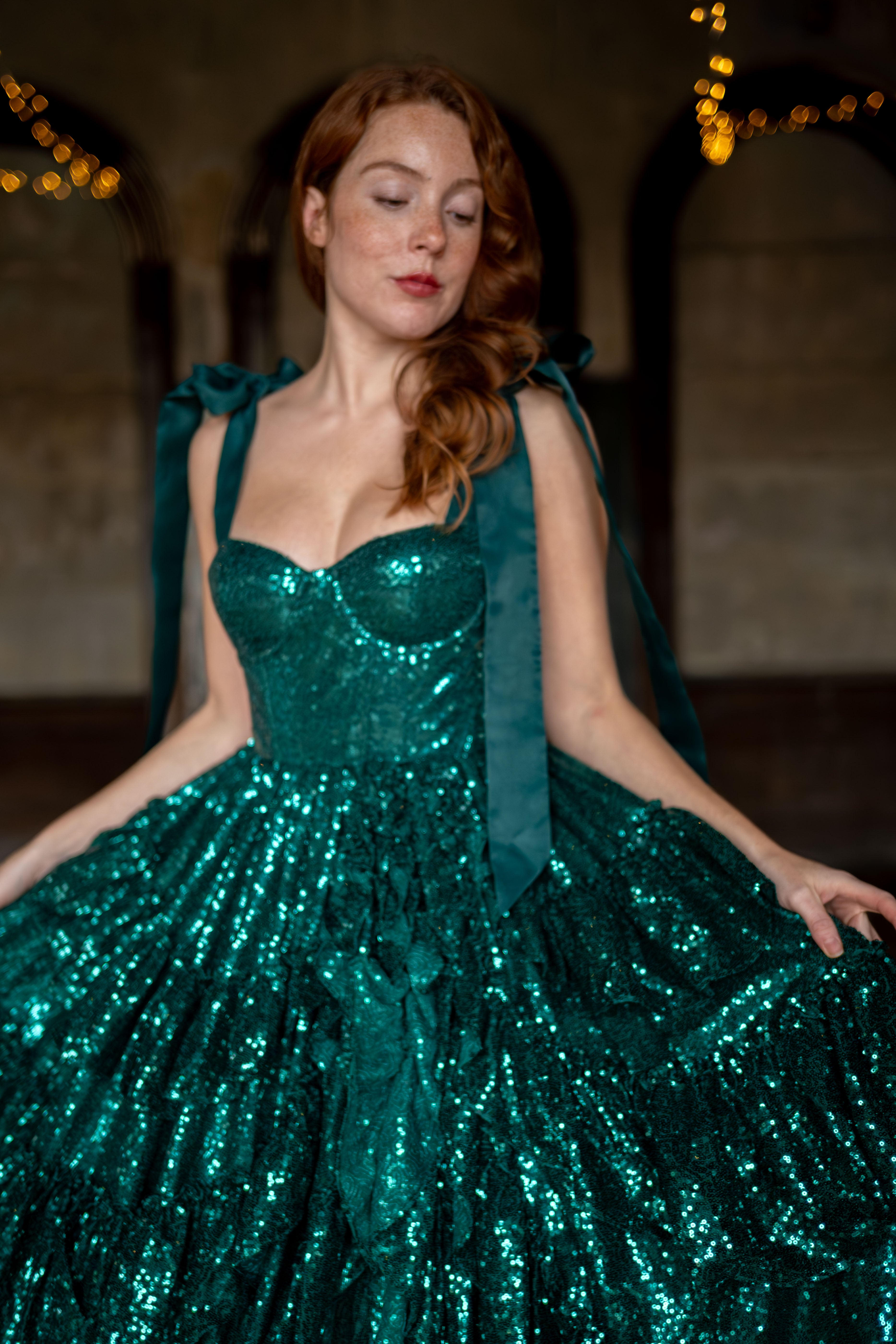 Jade Nocturne Muse Dress