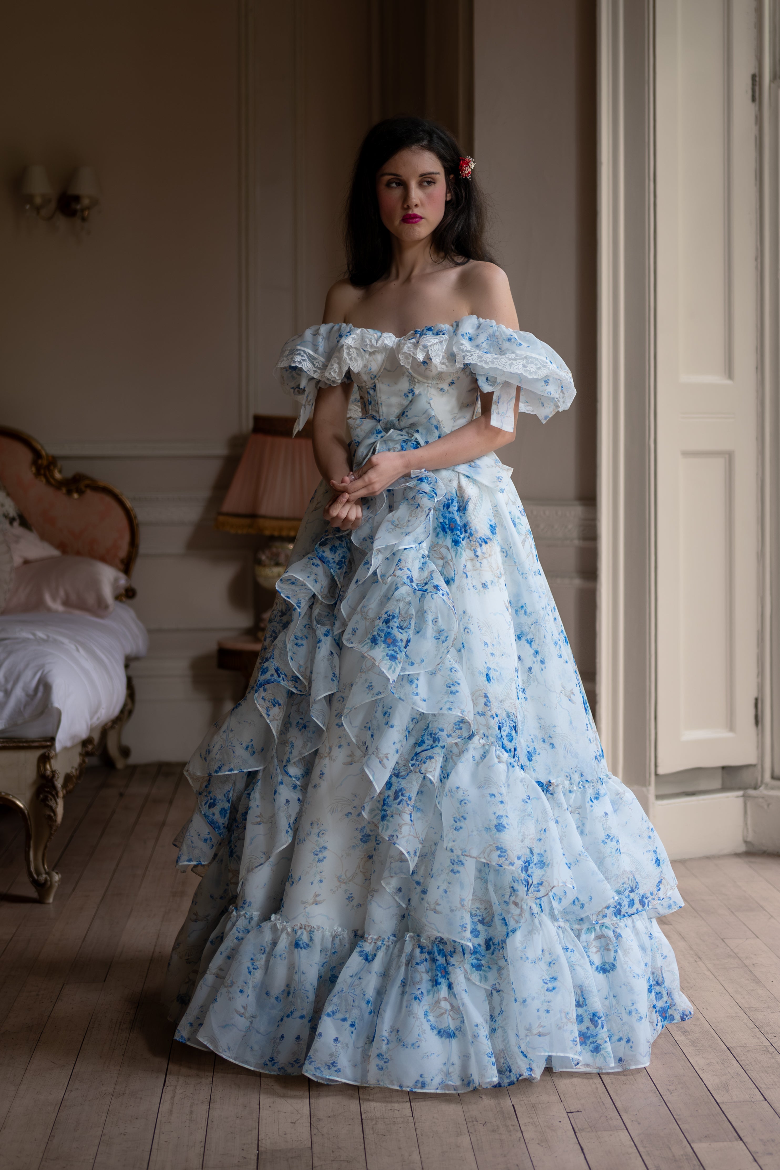 L’Heure Bleue Clairmont Gown
