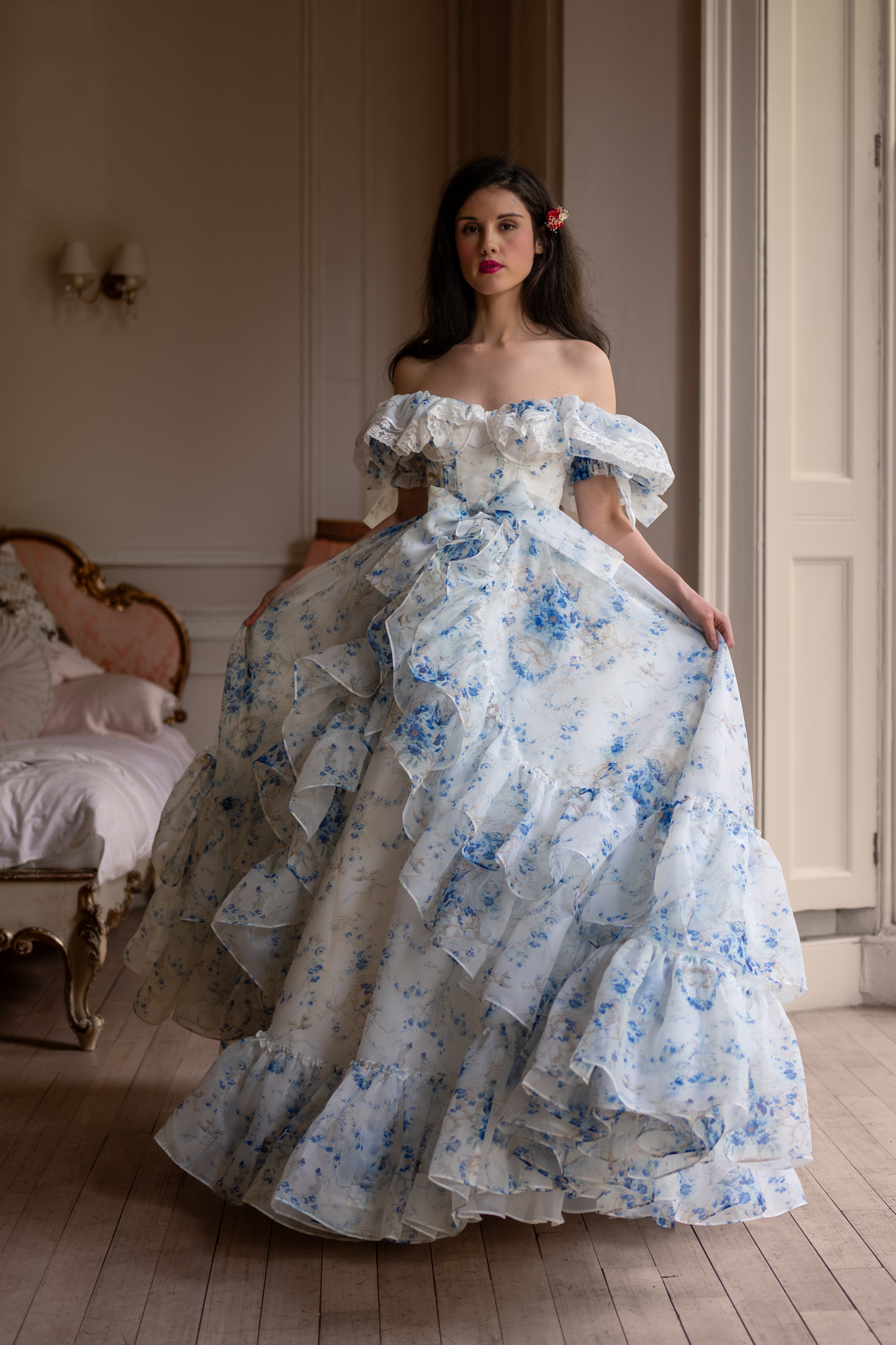 L’Heure Bleue Clairmont Gown