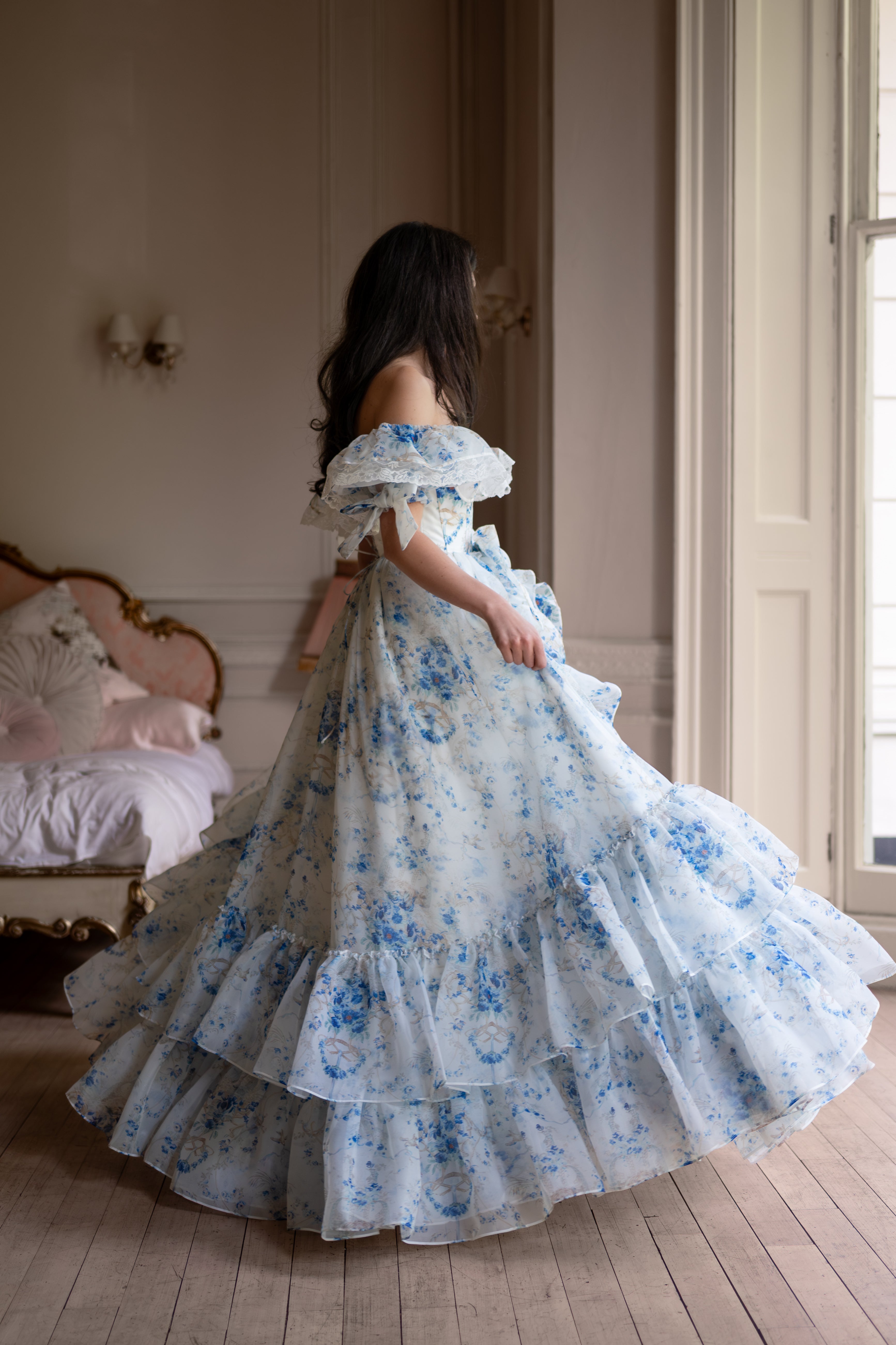 L’Heure Bleue Clairmont Gown