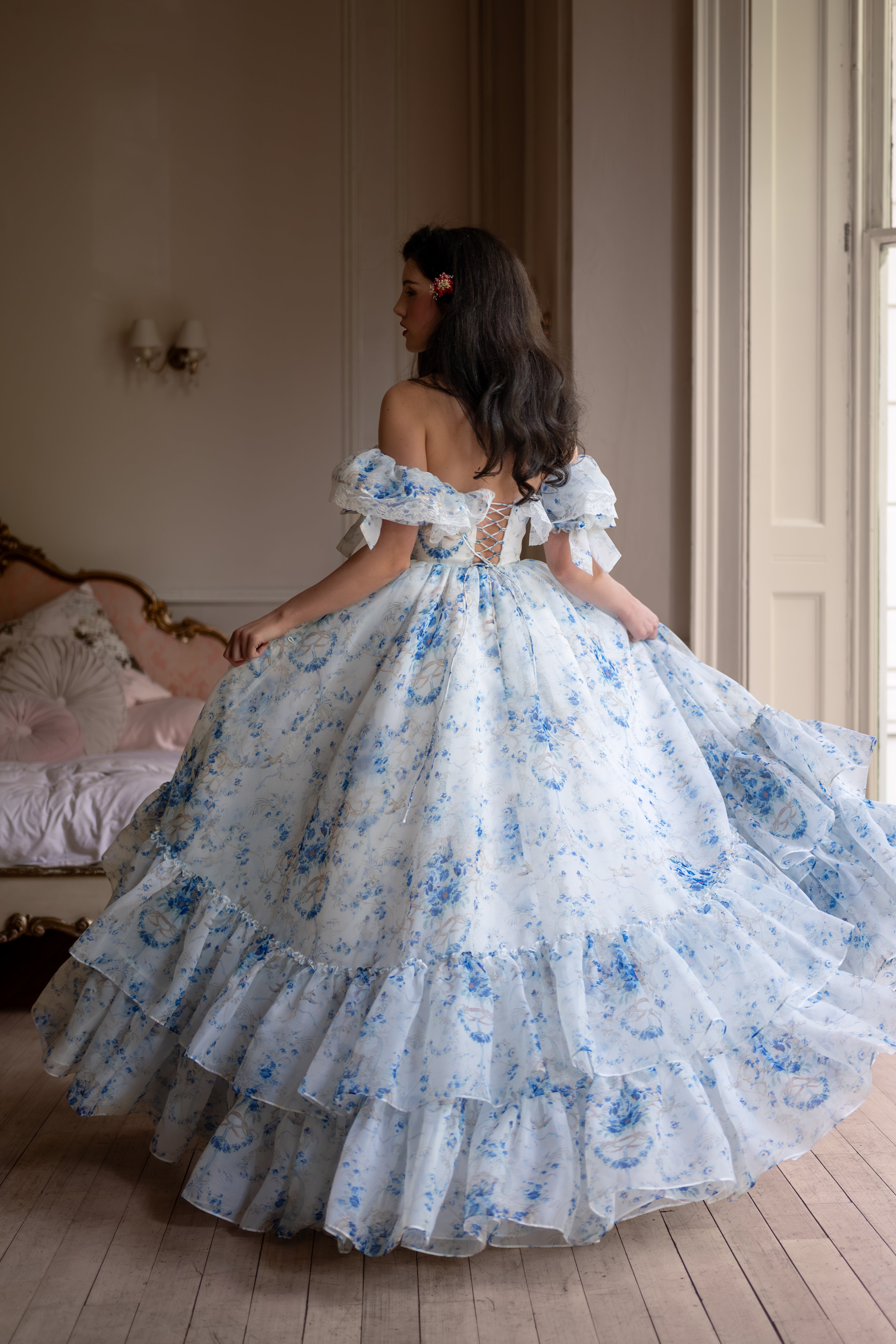 L’Heure Bleue Clairmont Gown