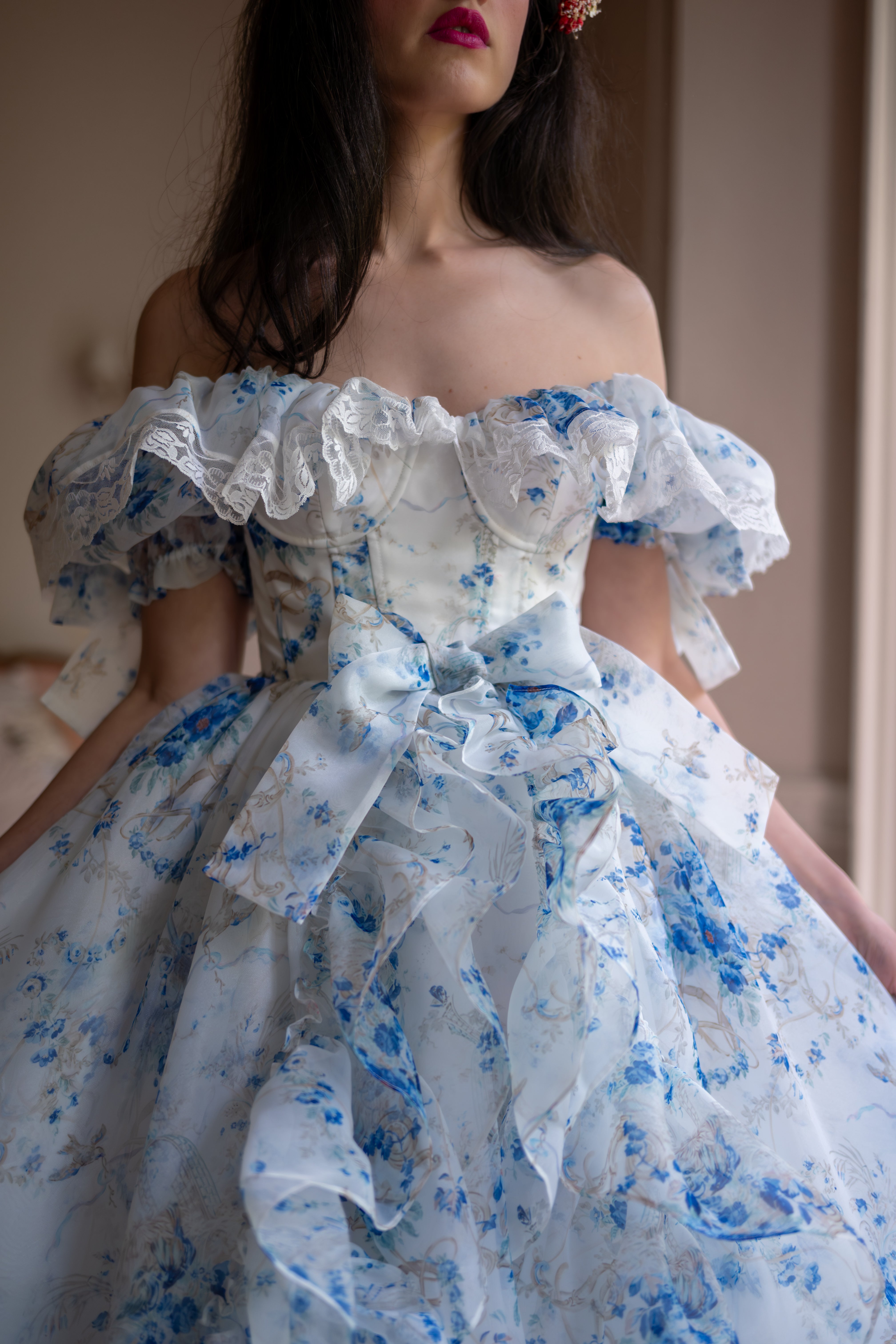 L’Heure Bleue Clairmont Gown