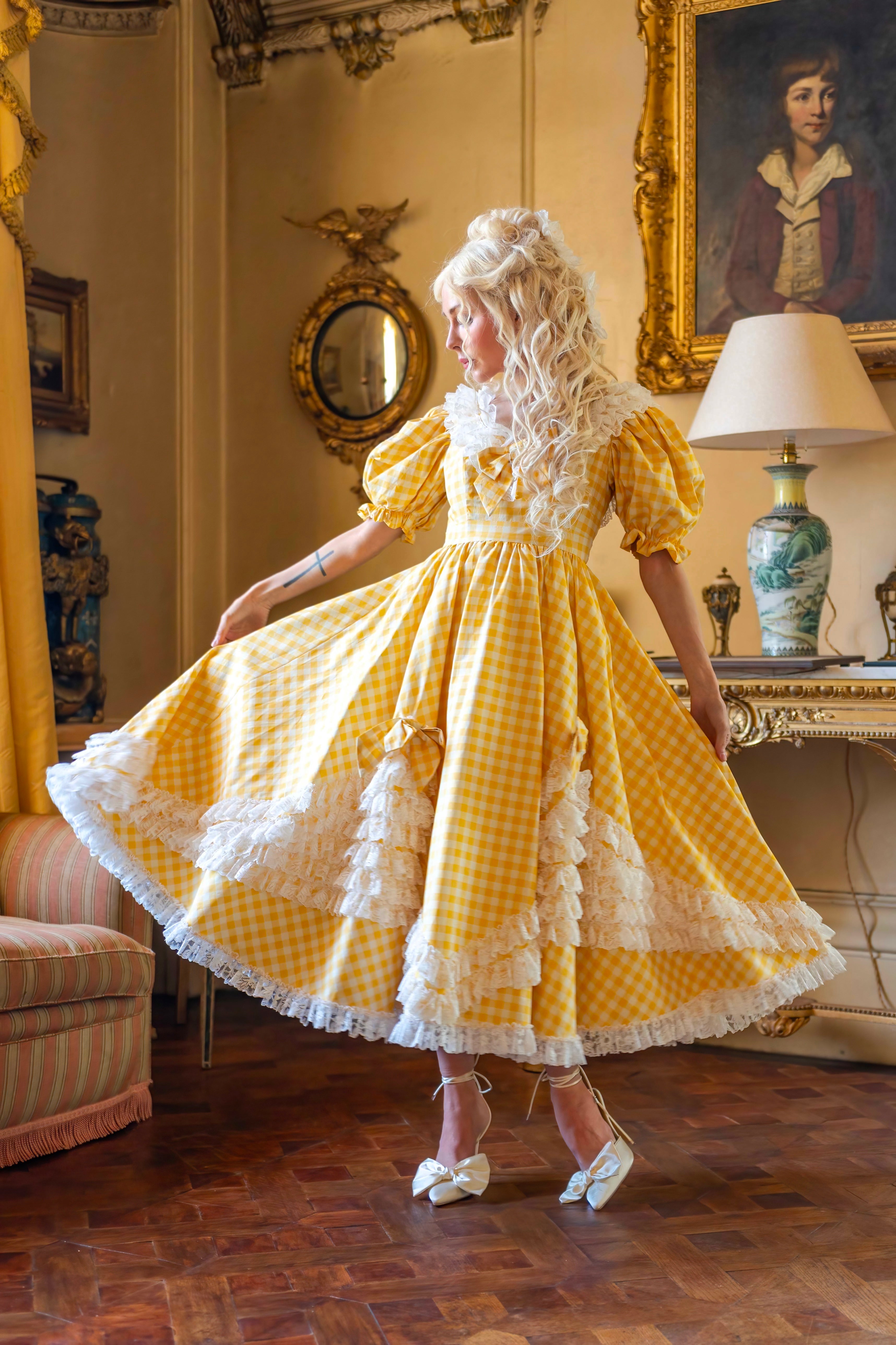 Lemon Punch Chaperone Dress