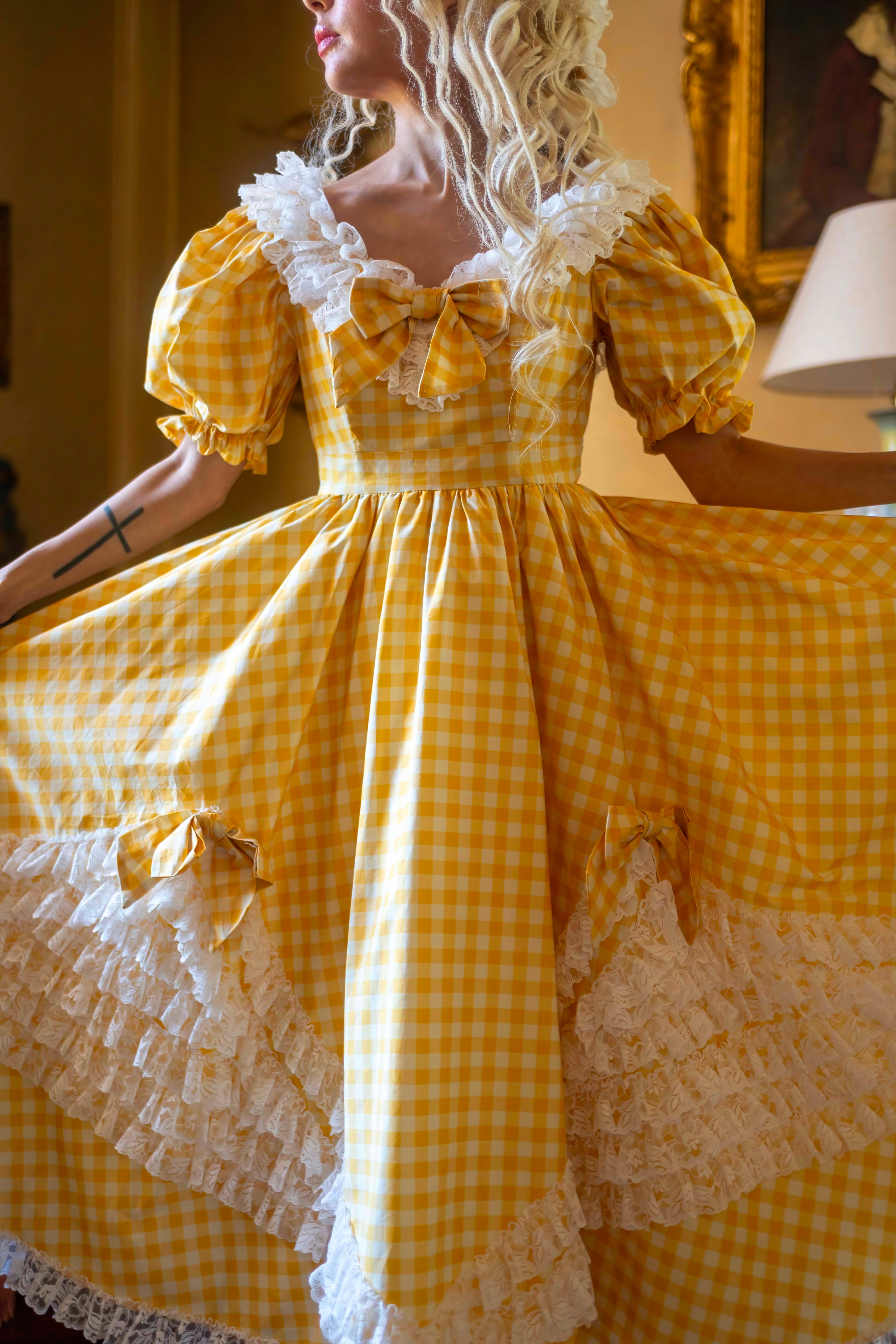 Lemon Punch Chaperone Dress