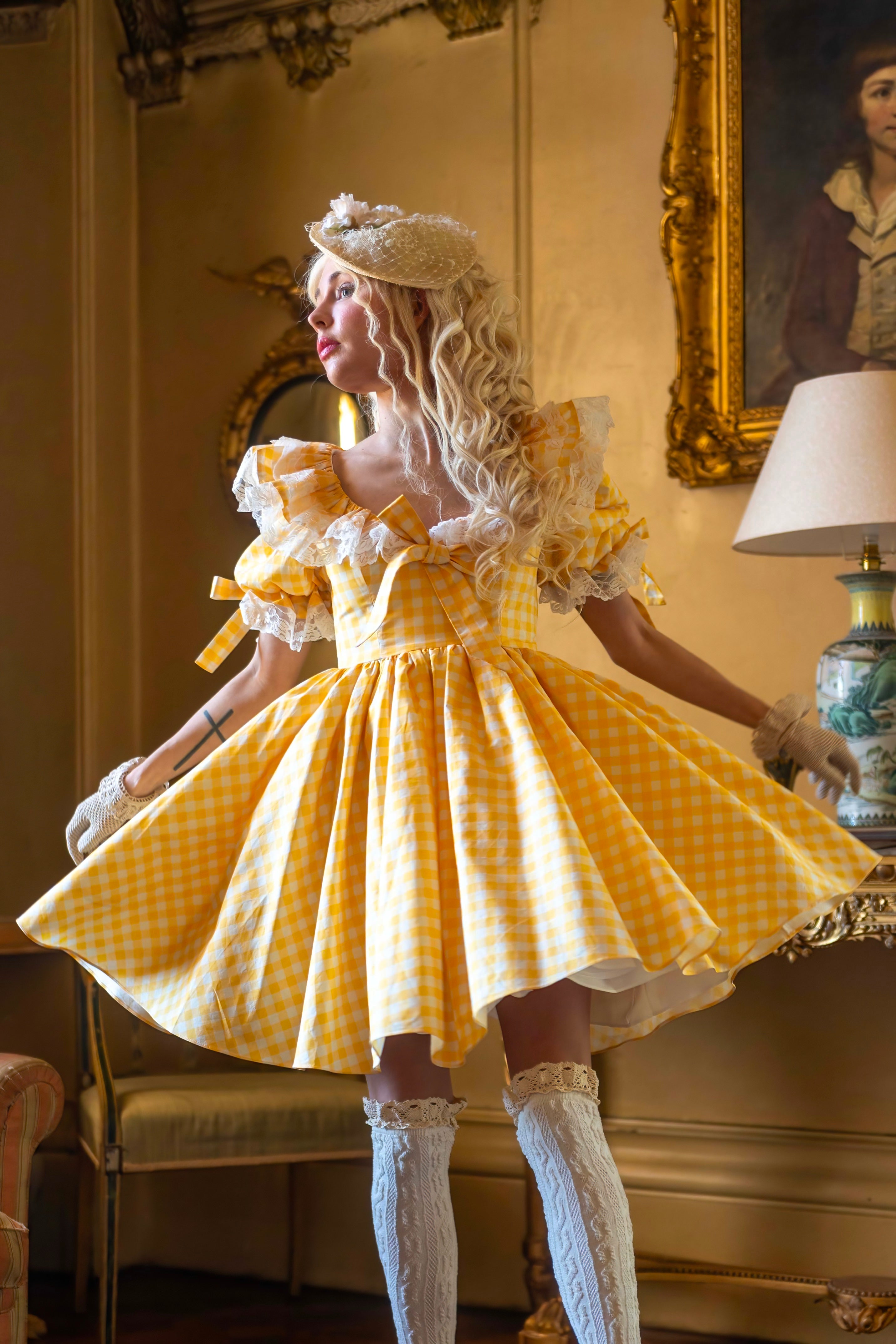 Lemon Punch Dolly Dress