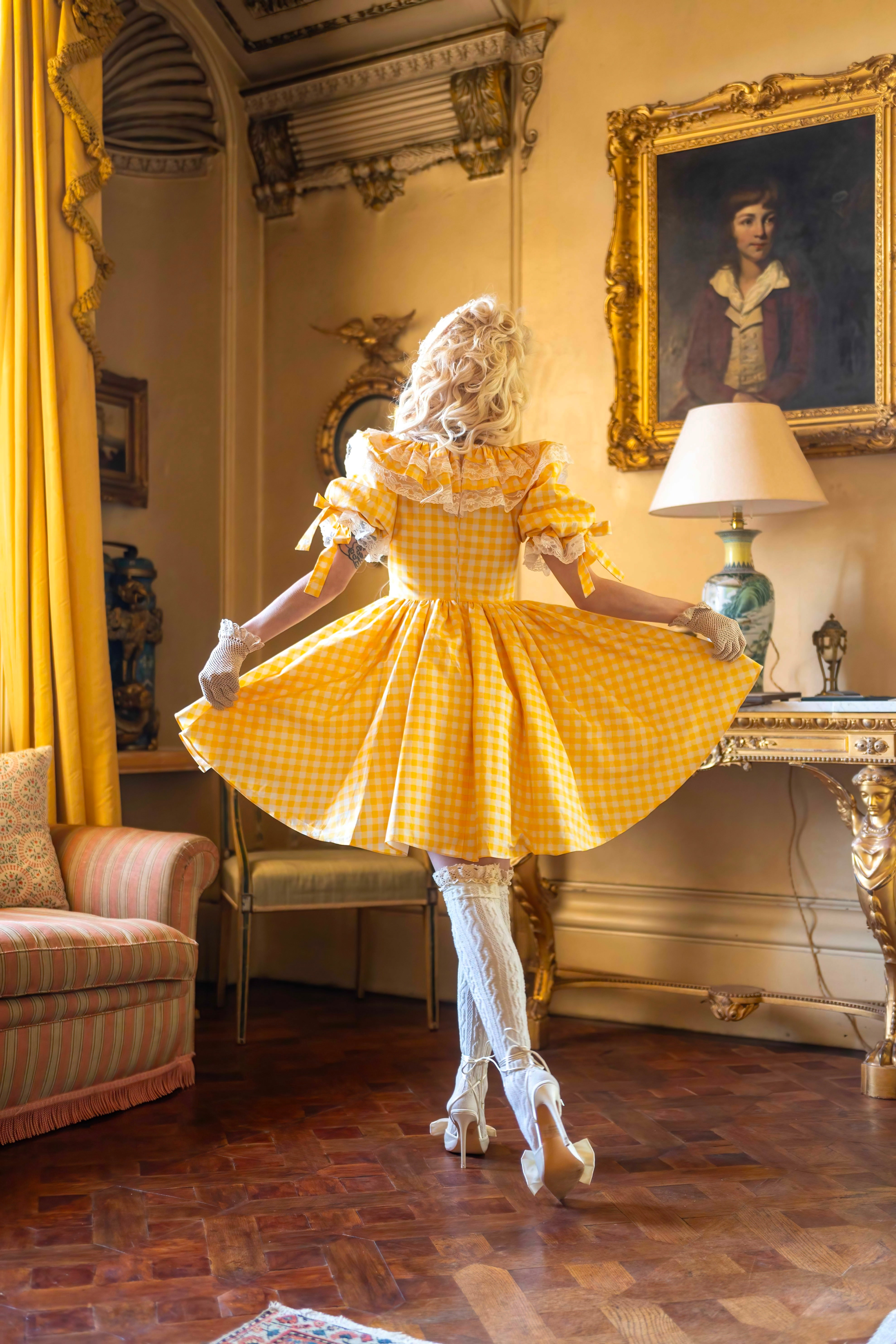 Lemon Punch Dolly Dress