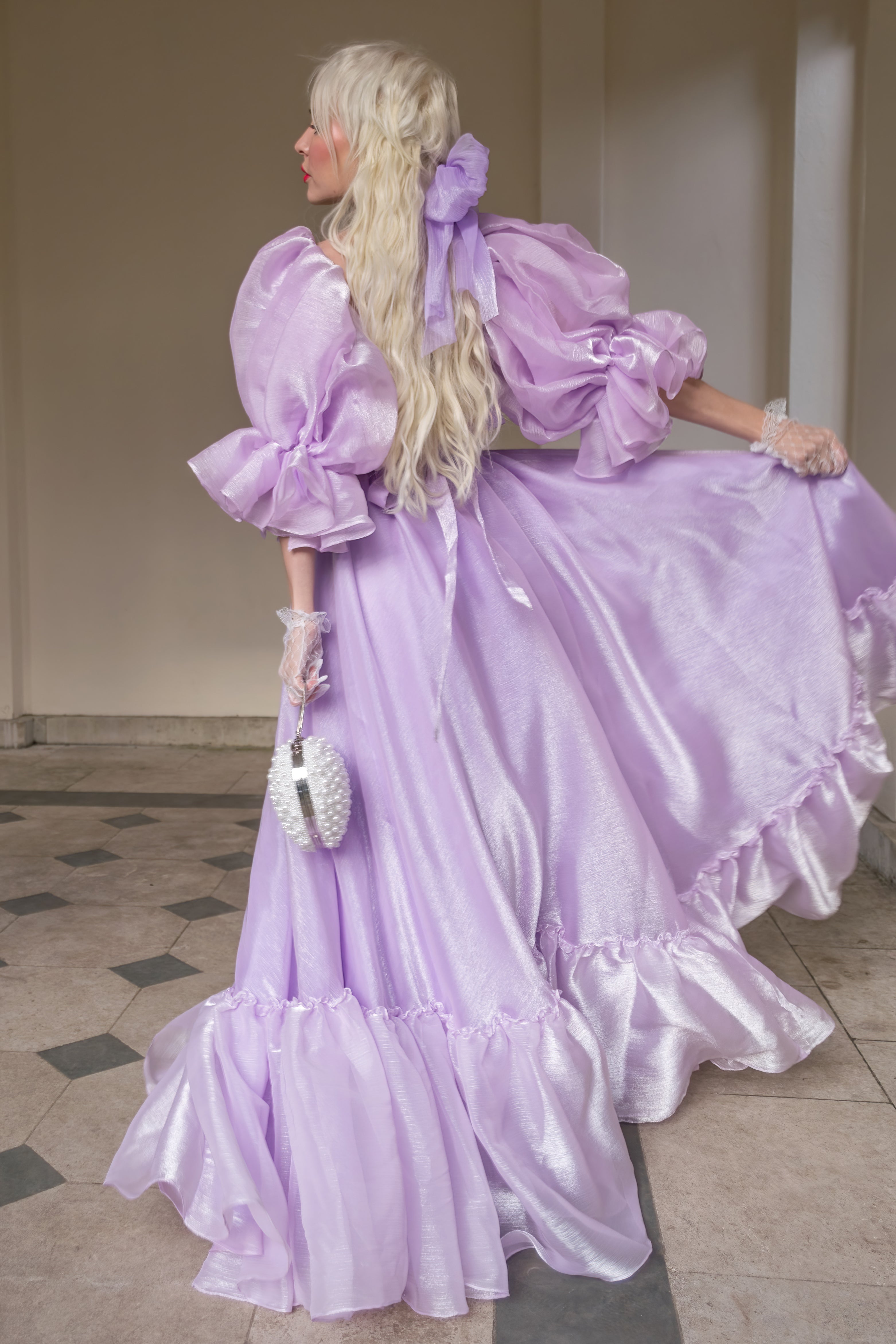 Lilac Skies Belle Dress