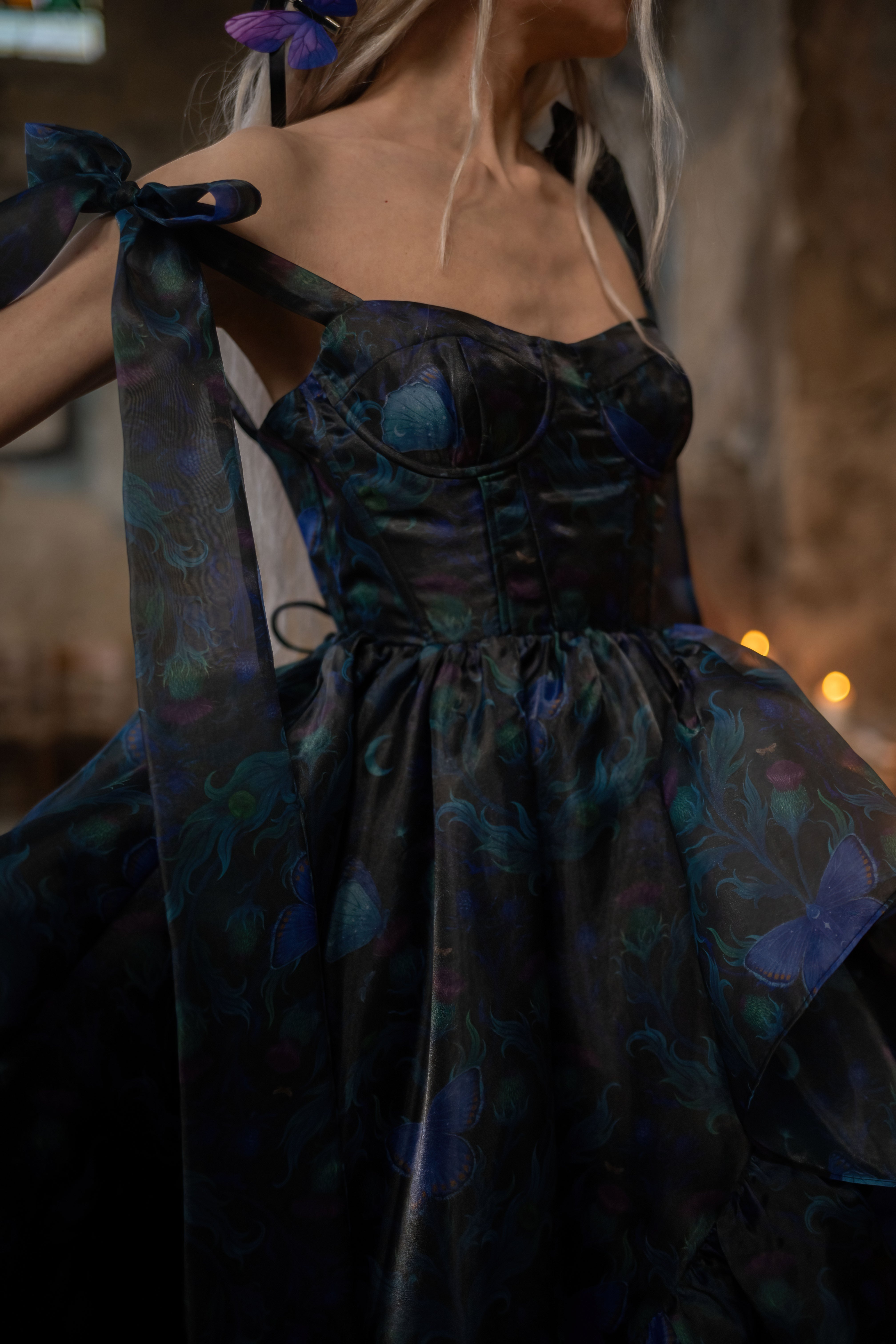 Luna Eclipse Empress Train Gown