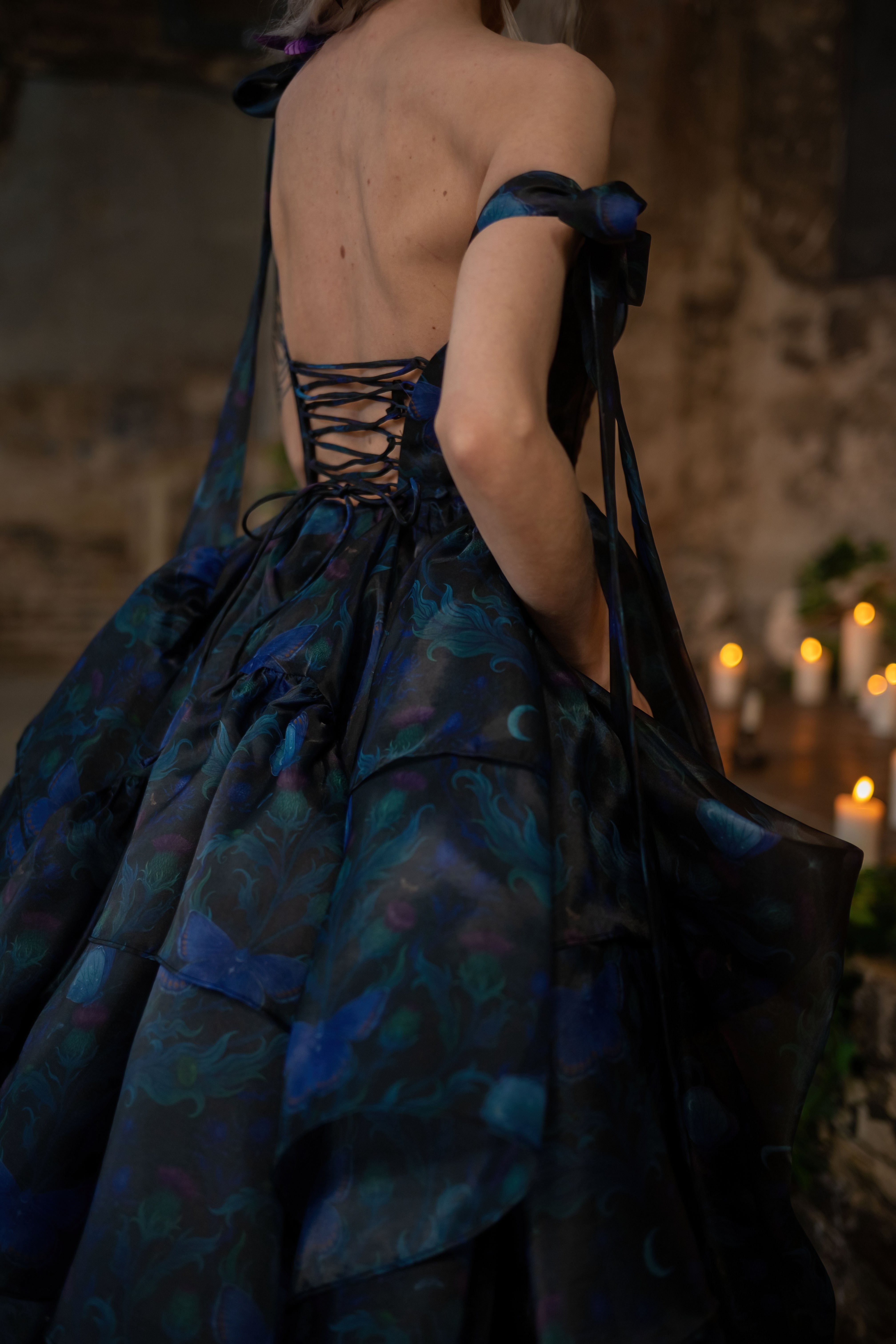 Luna Eclipse Empress Train Gown