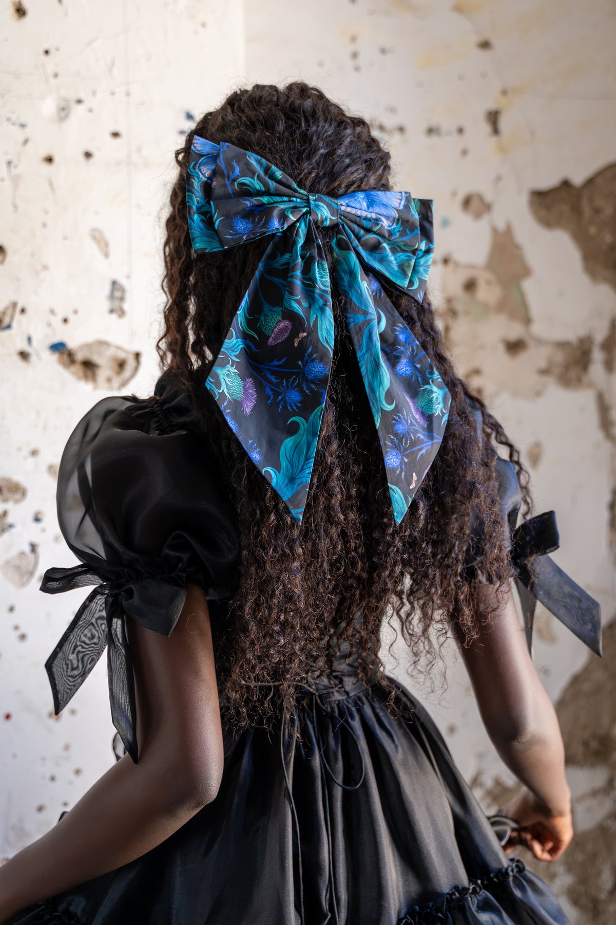 Luna Eclipse Cotton Winged Hairbow