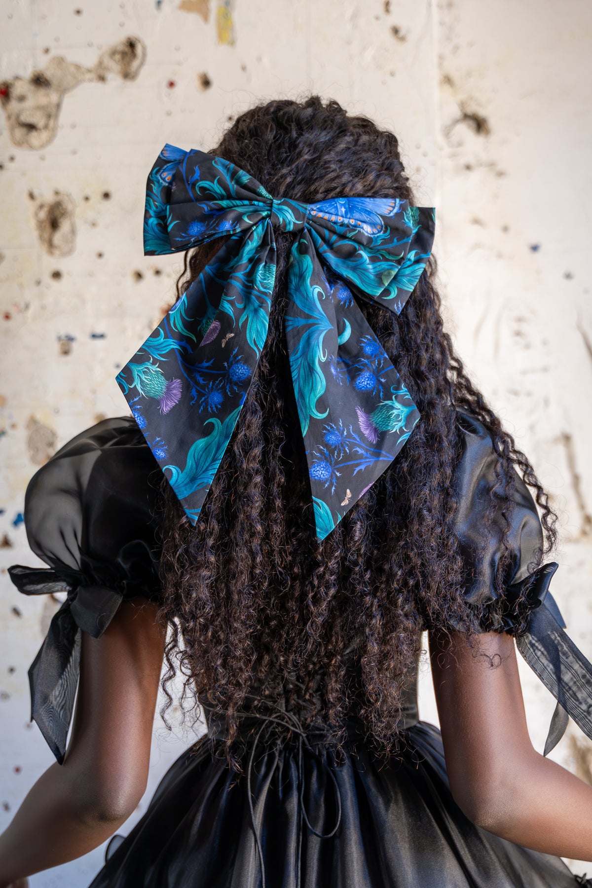 Luna Eclipse Cotton Winged Hairbow