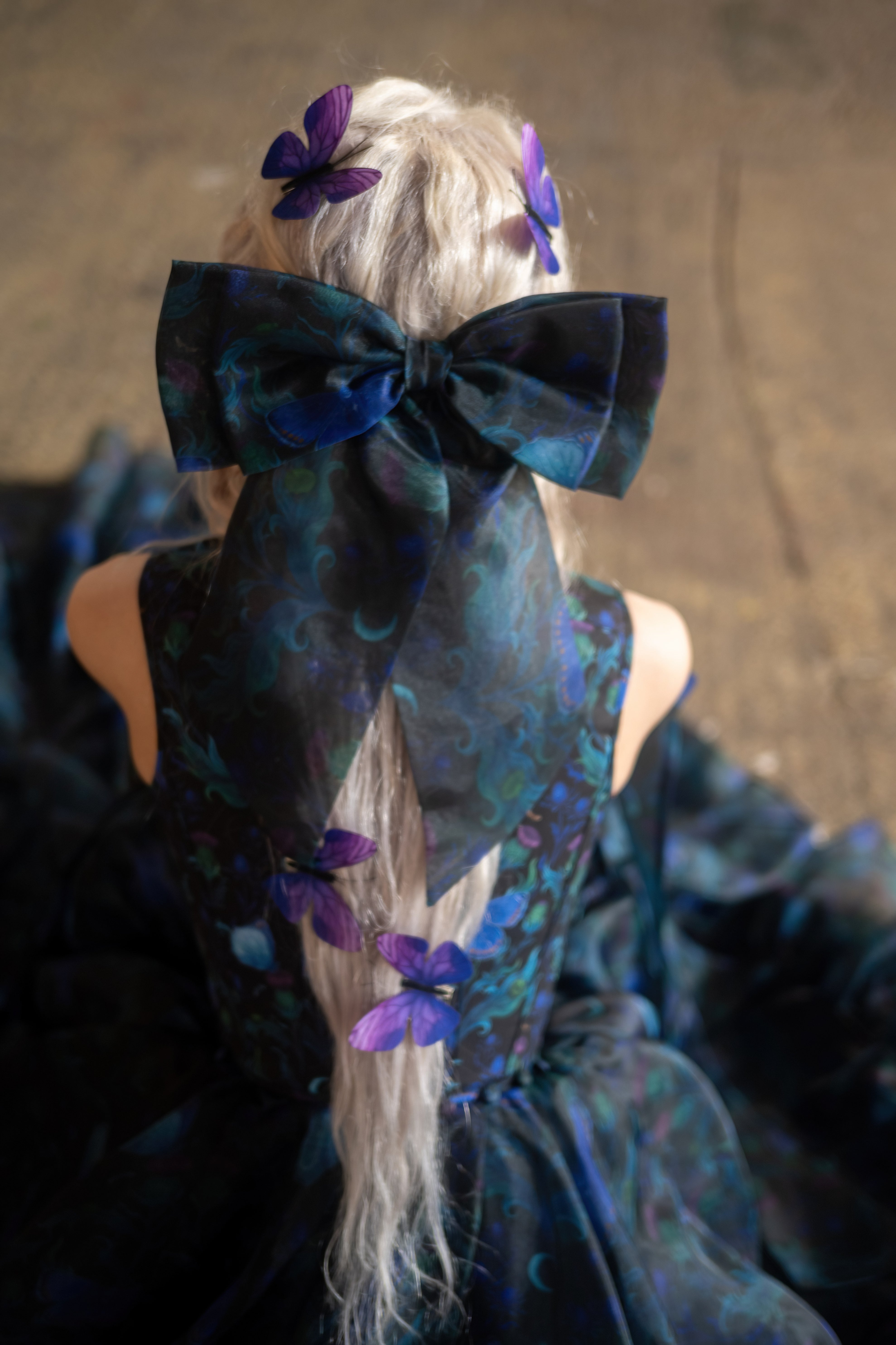 Luna Eclipse Winged Hairbow