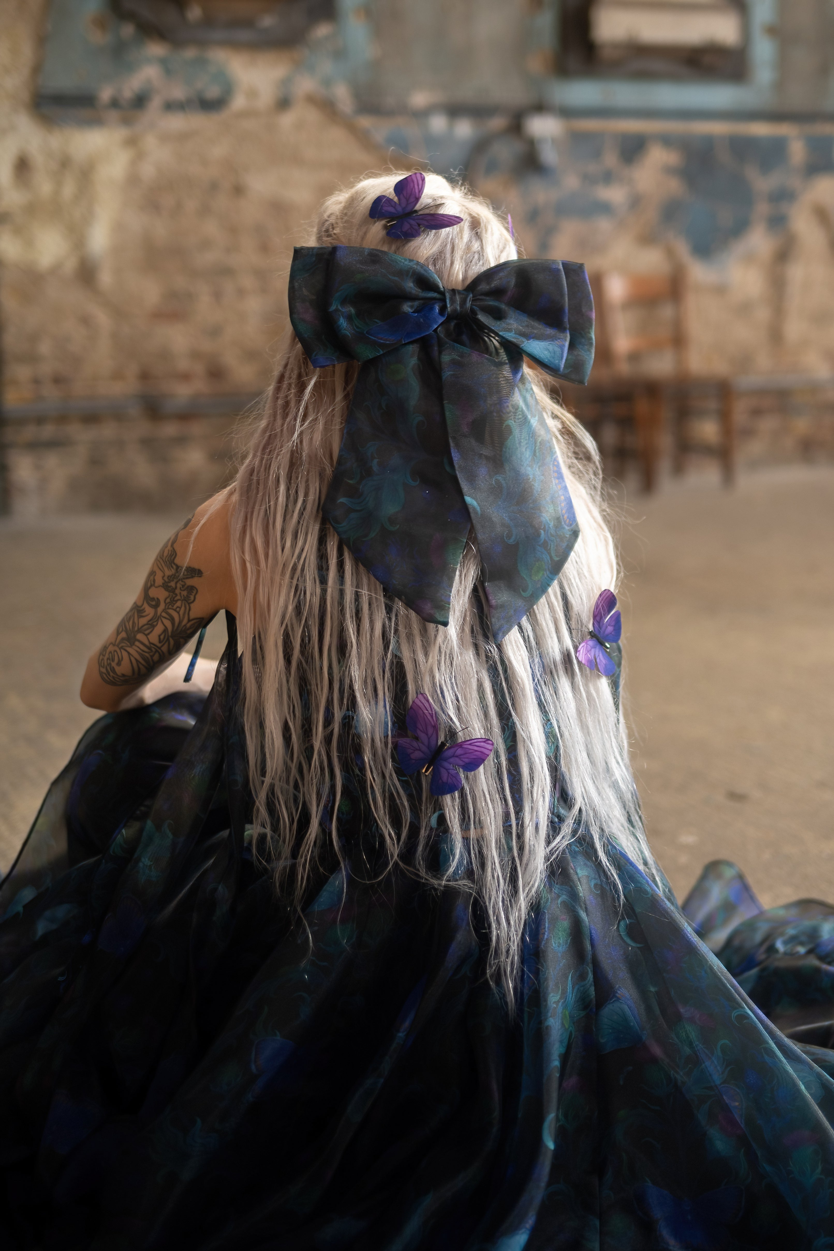 Luna Eclipse Winged Hairbow