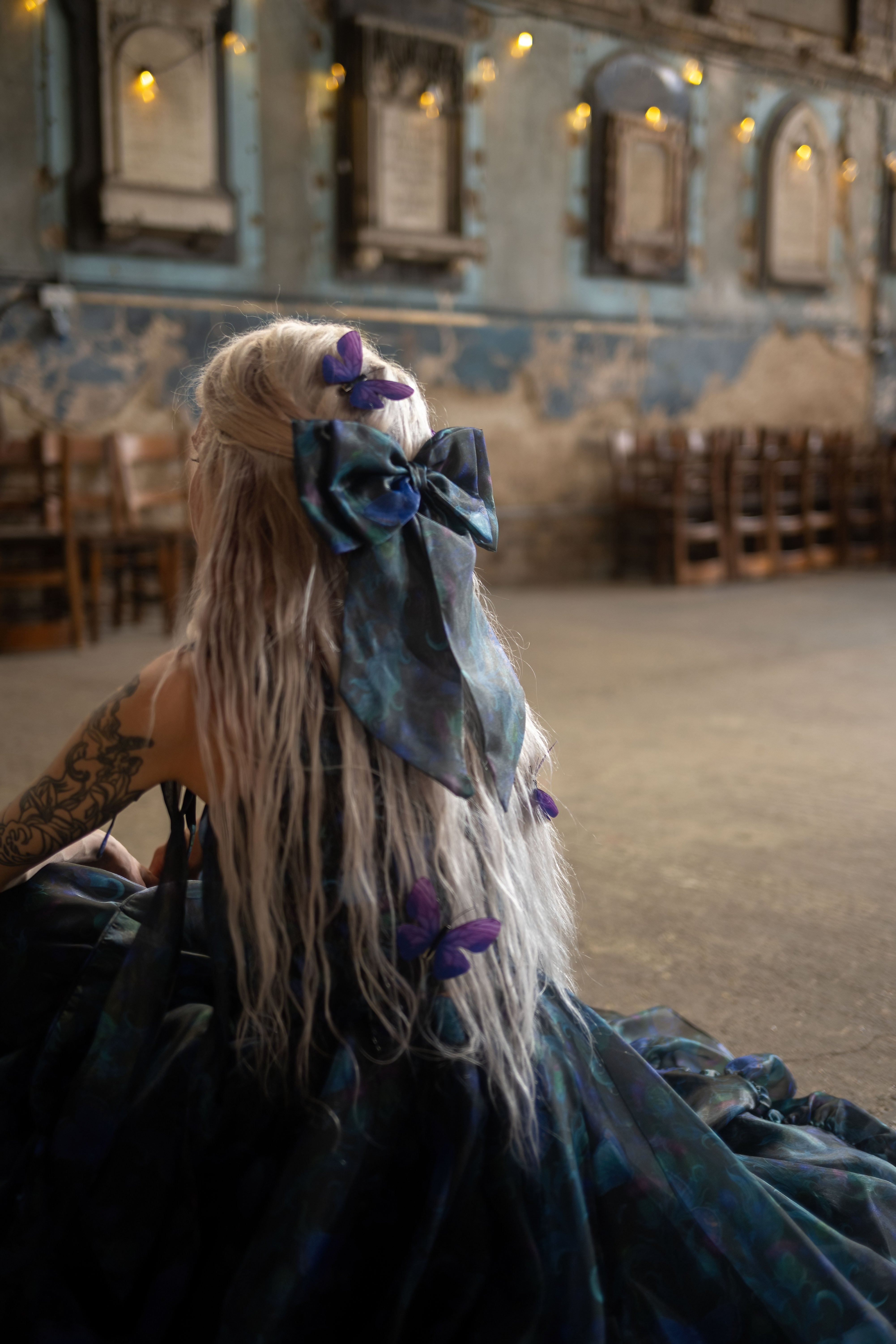 Luna Eclipse Winged Hairbow