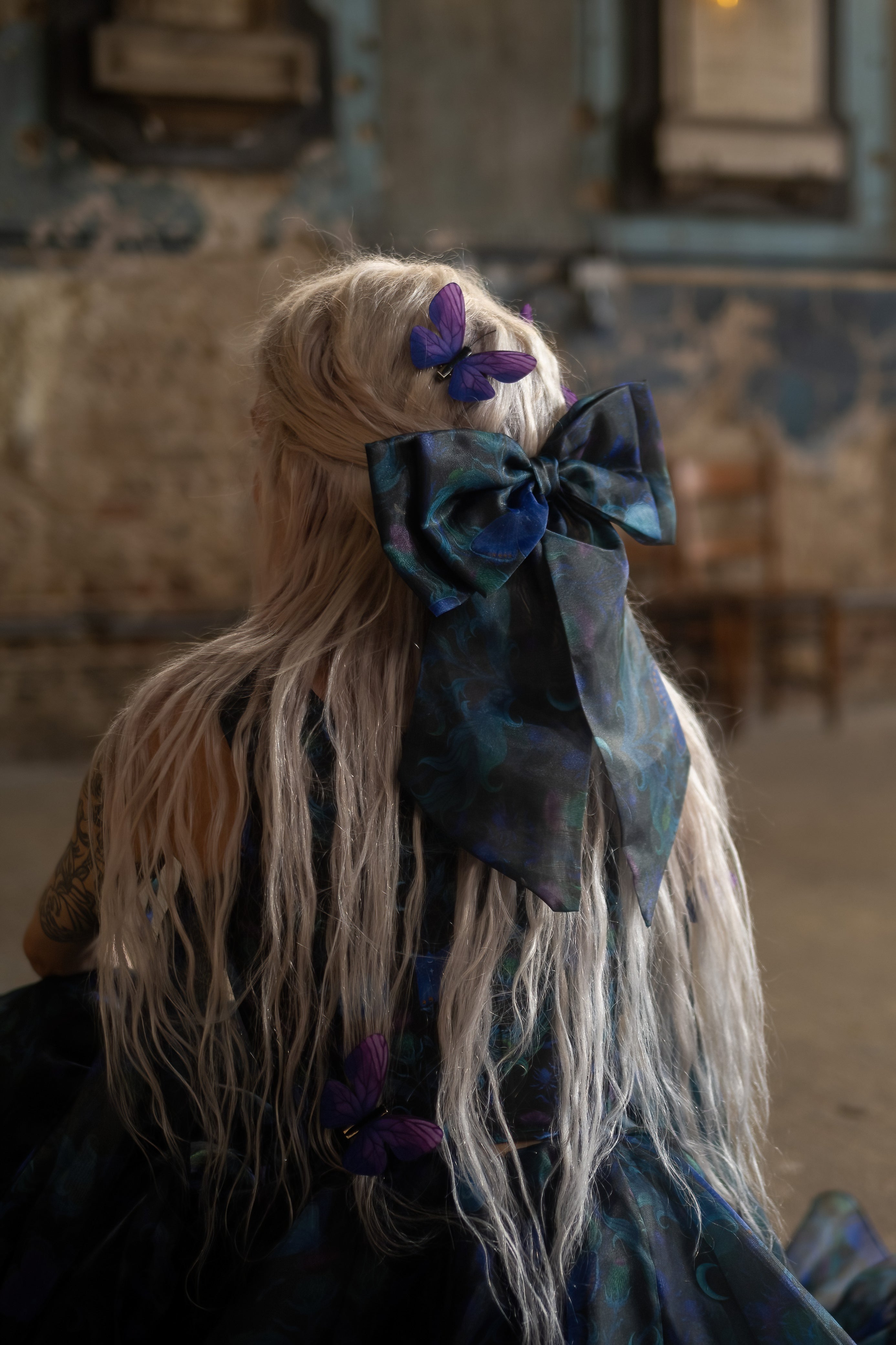 Luna Eclipse Winged Hairbow