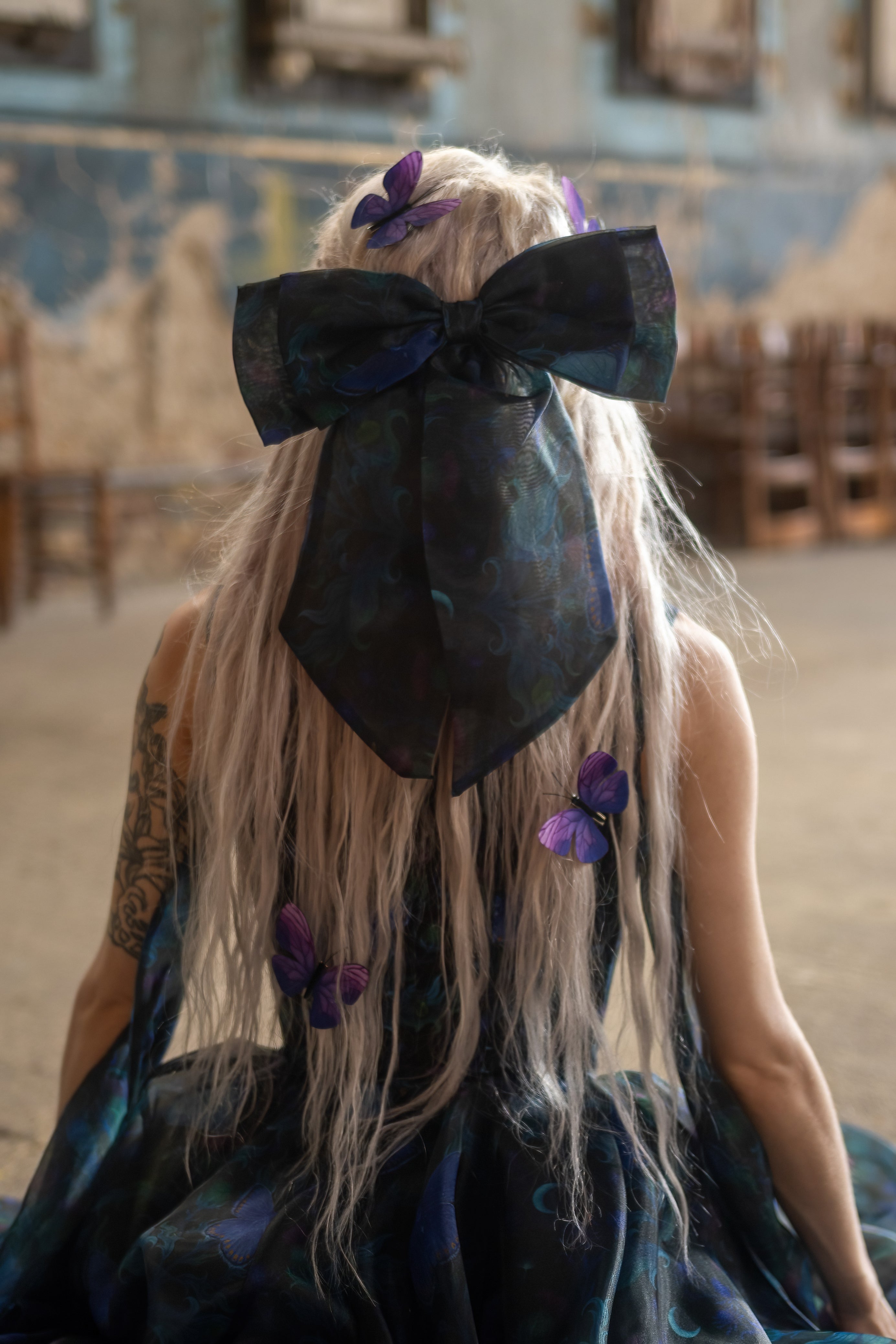 Luna Eclipse Winged Hairbow