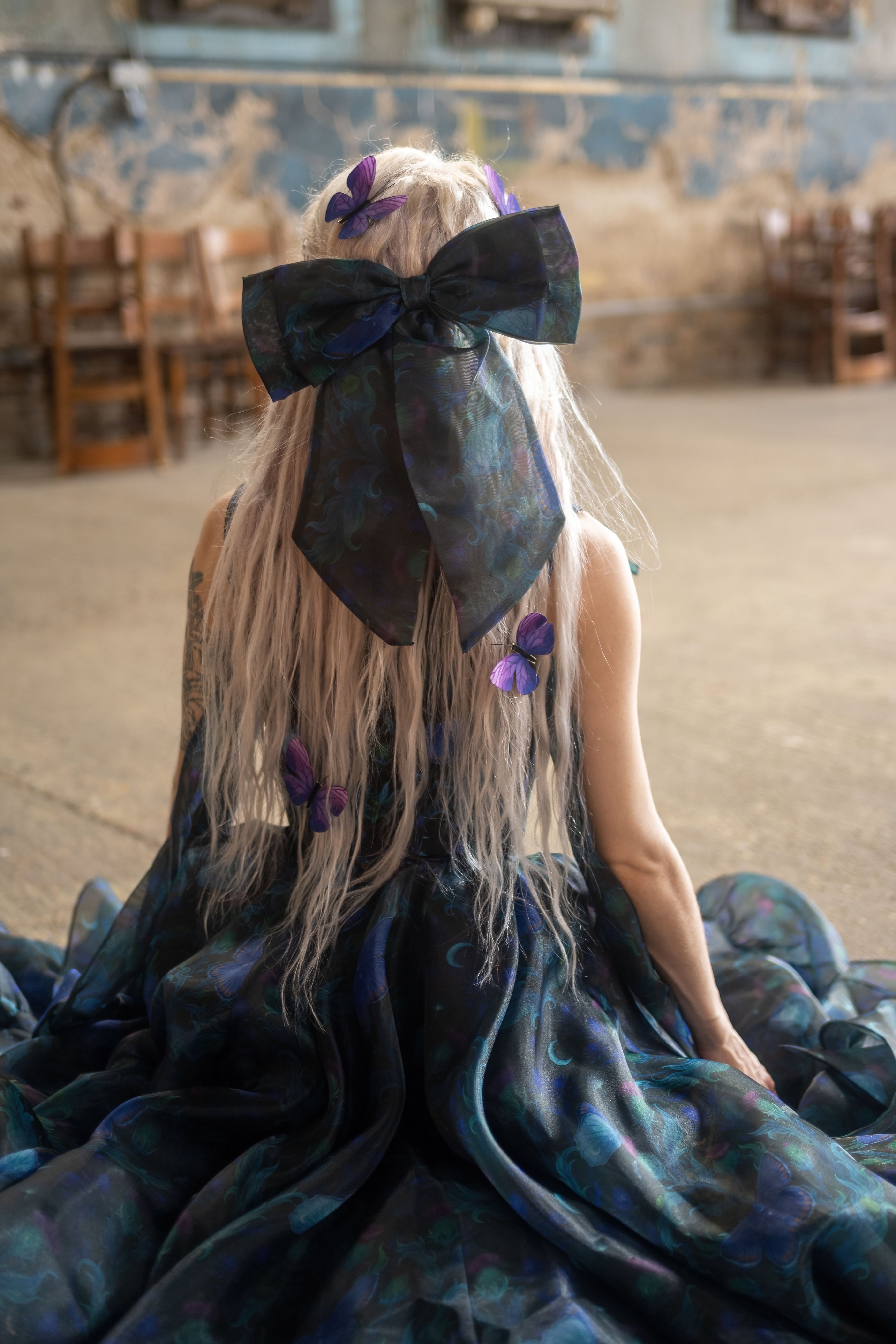 Luna Eclipse Winged Hairbow