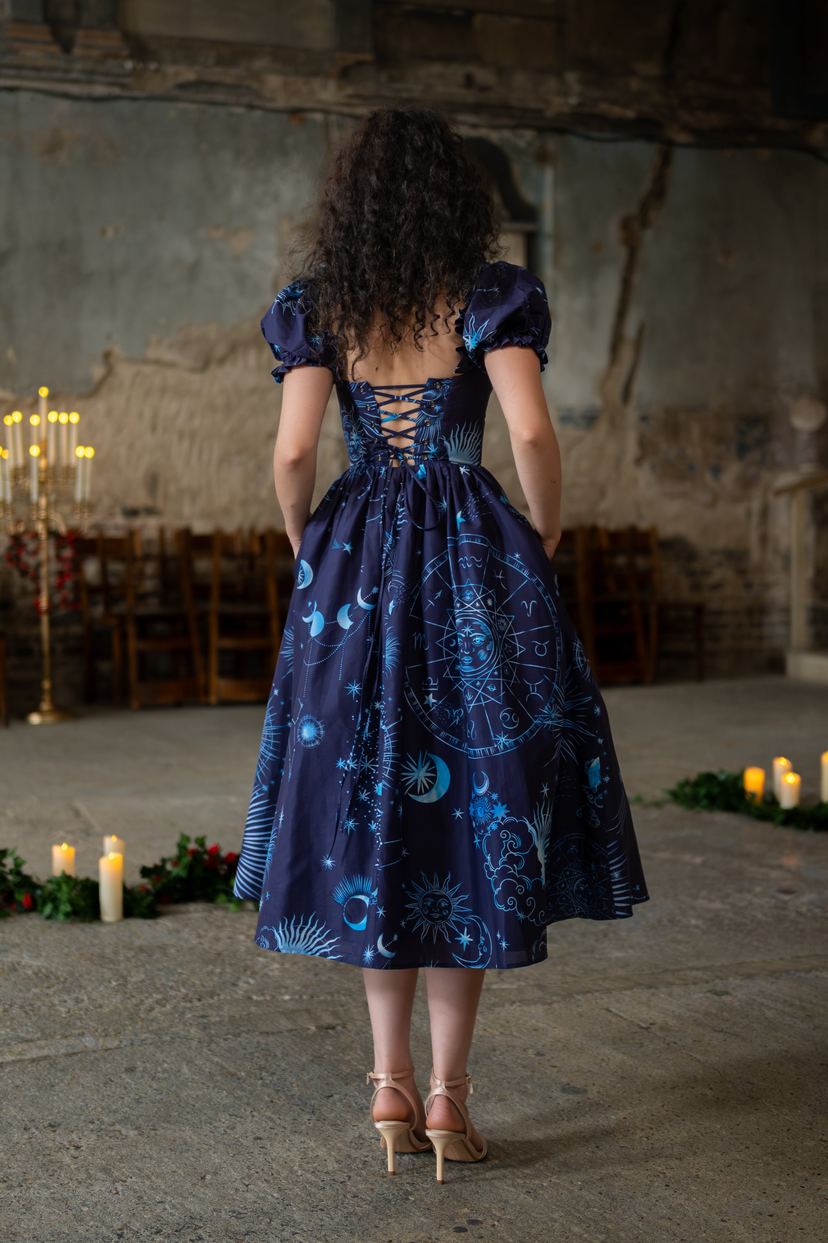 Midnight Divination Rosewood Dress