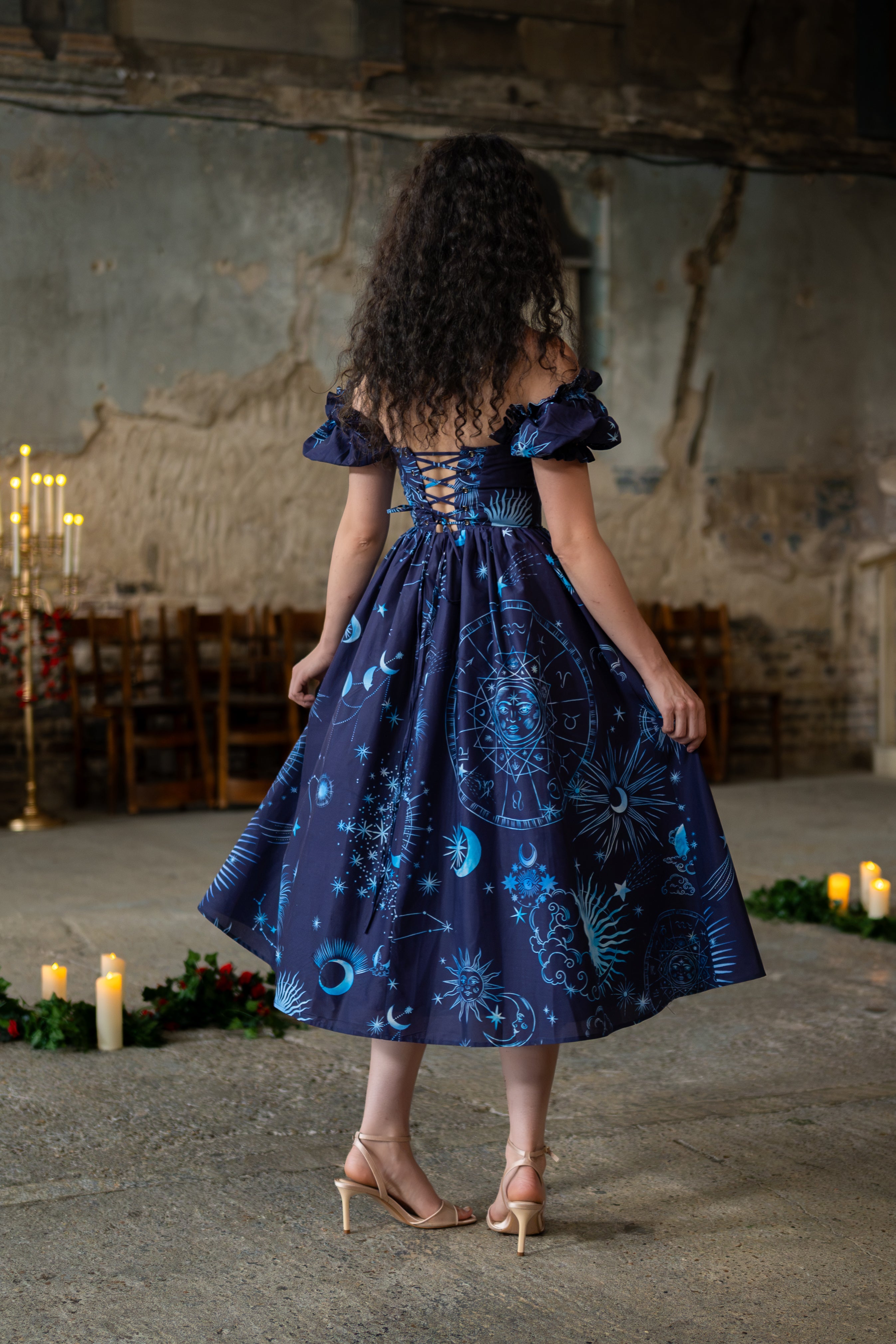 Midnight Divination Rosewood Dress