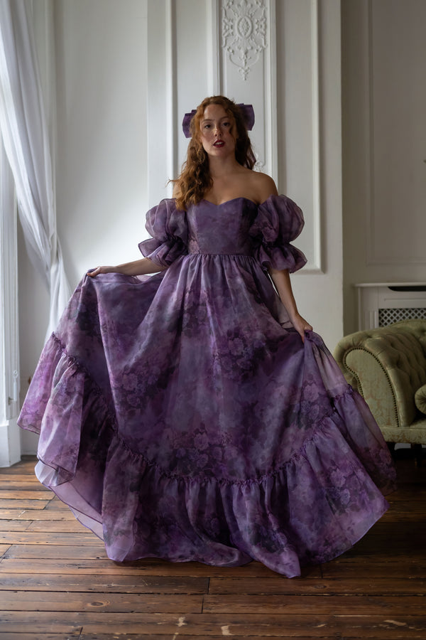 Midnight Rose Flow Dress