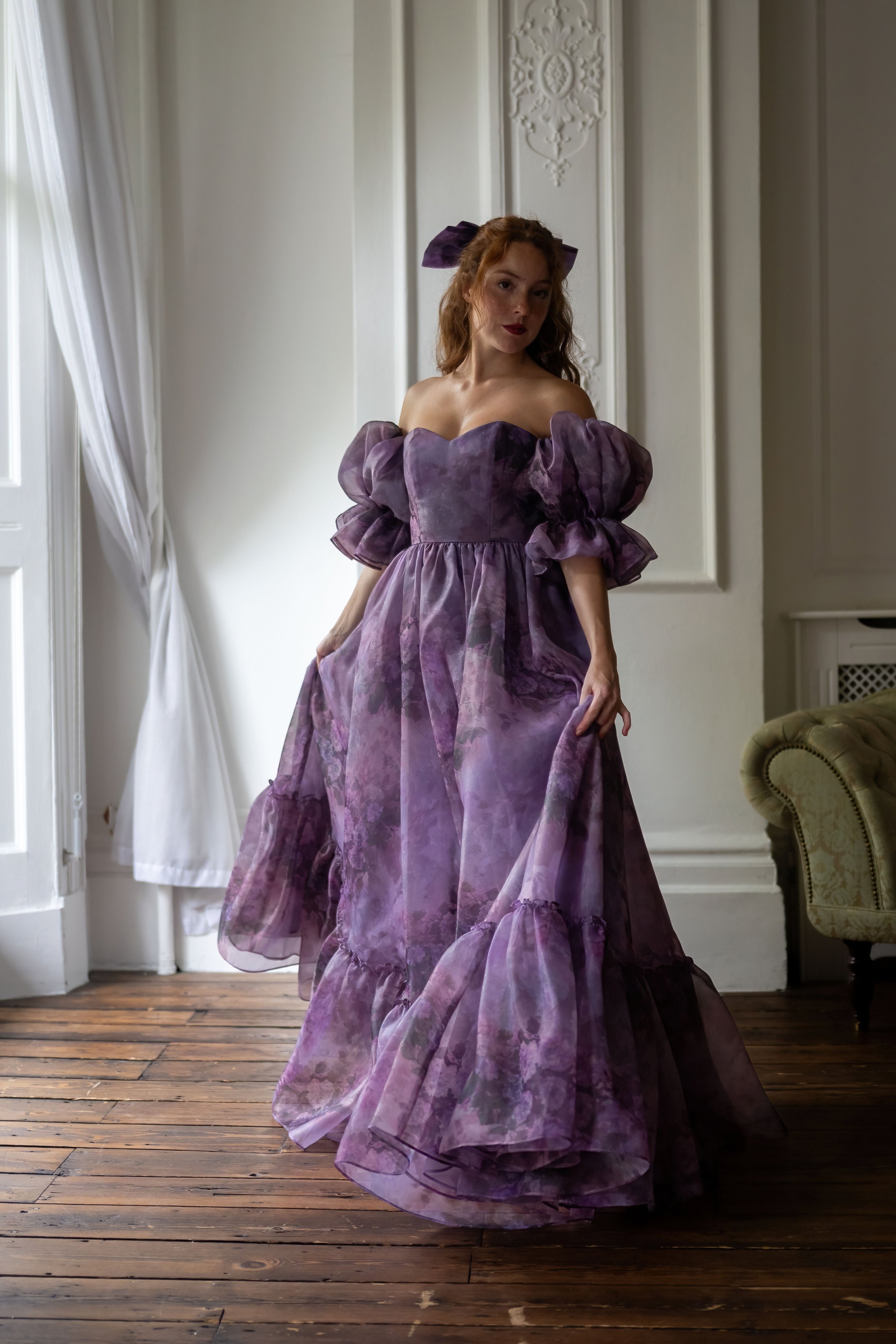 Midnight Rose Belle Gown