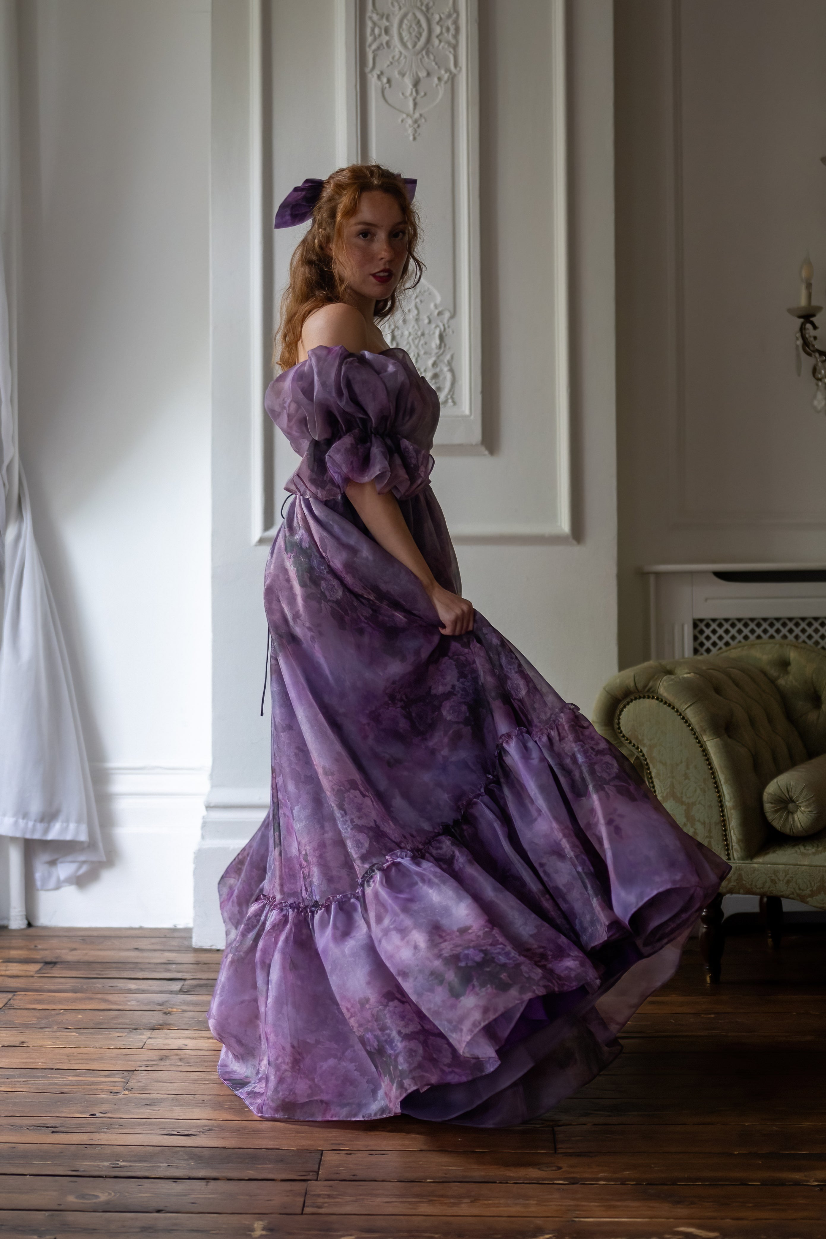 Midnight Rose Belle Gown