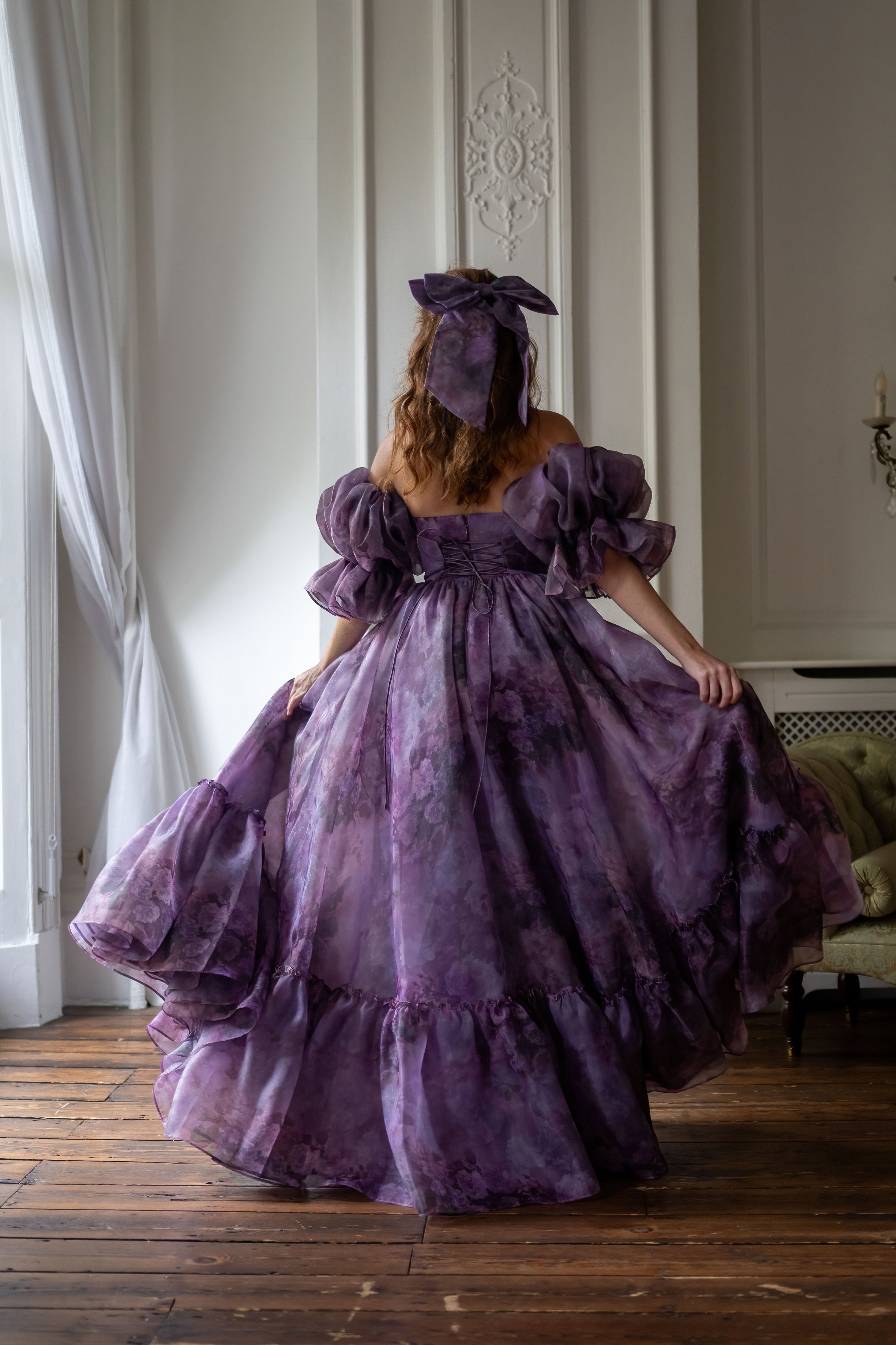 Midnight Rose Belle Gown