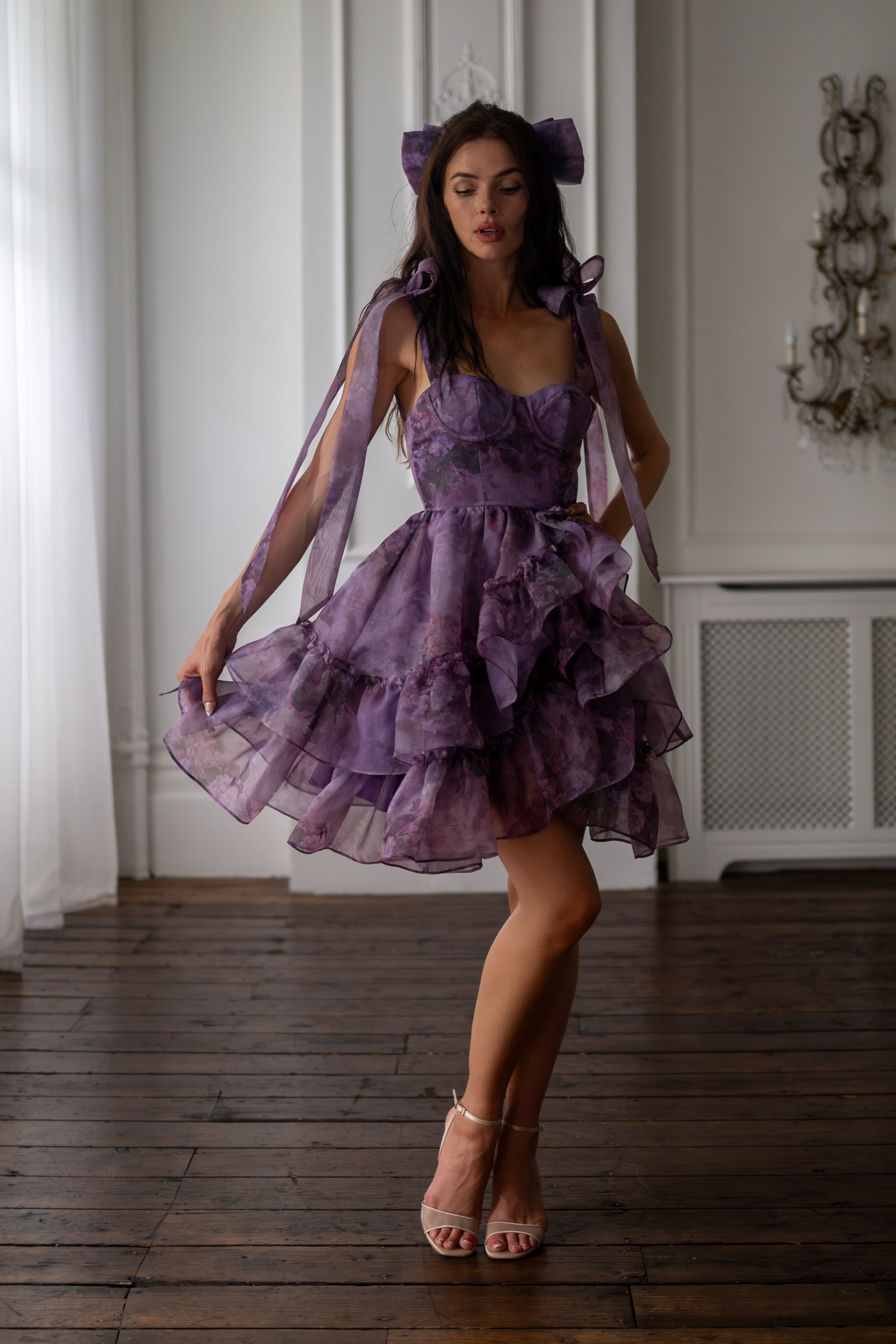Midnight Rose Rochette Dress