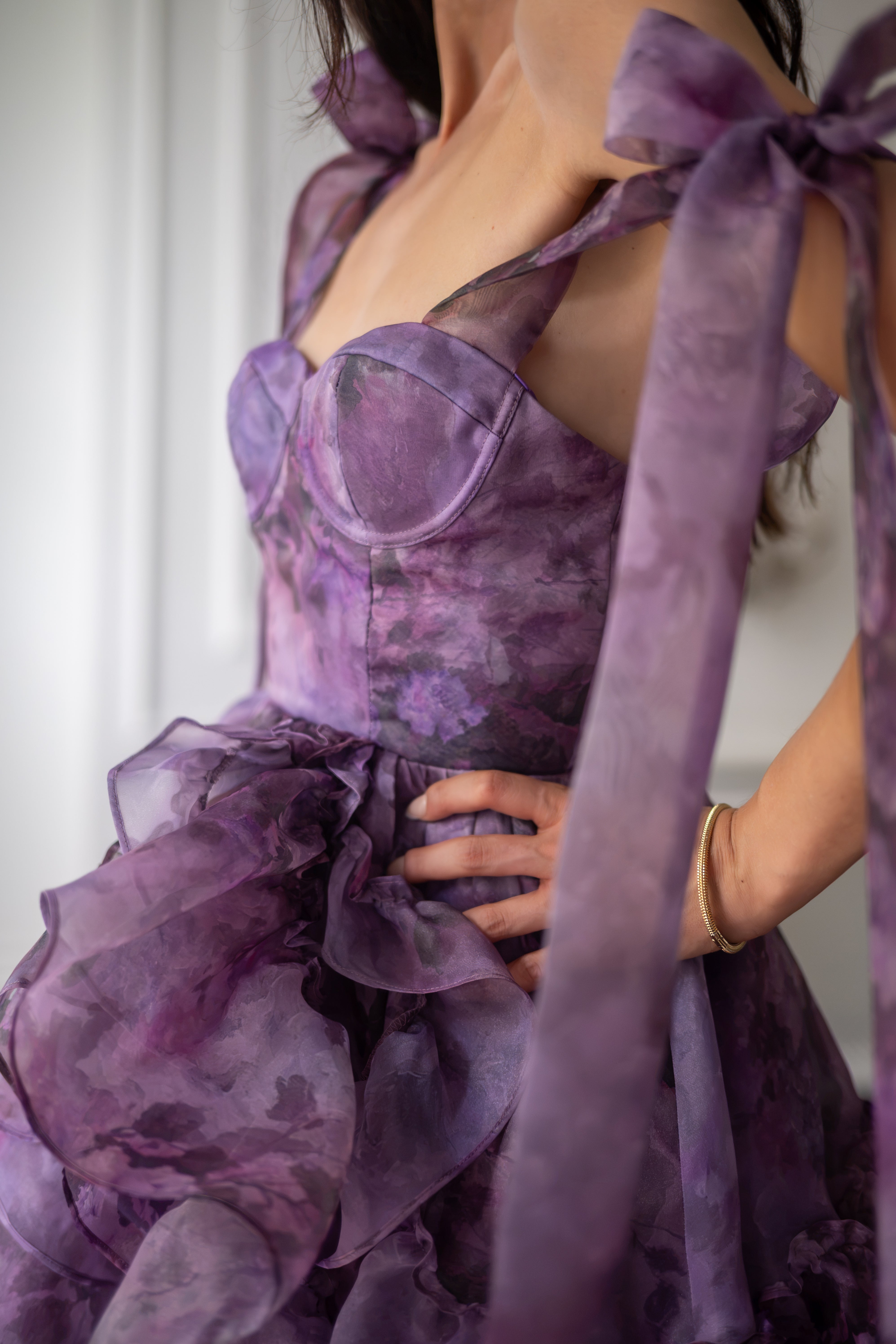 Midnight Rose Rochette Dress