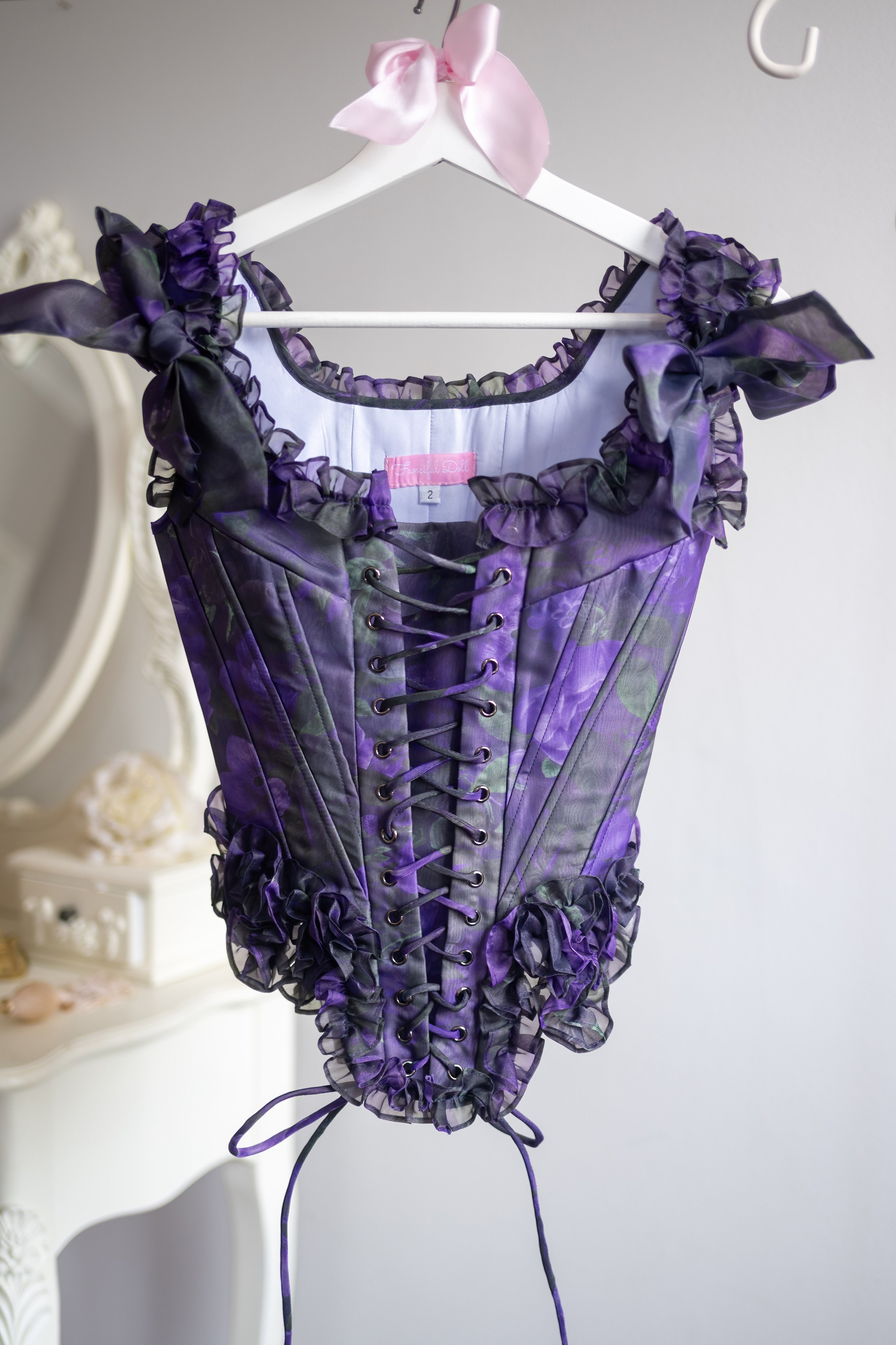 Moonlight Sonata Pompadour Corset