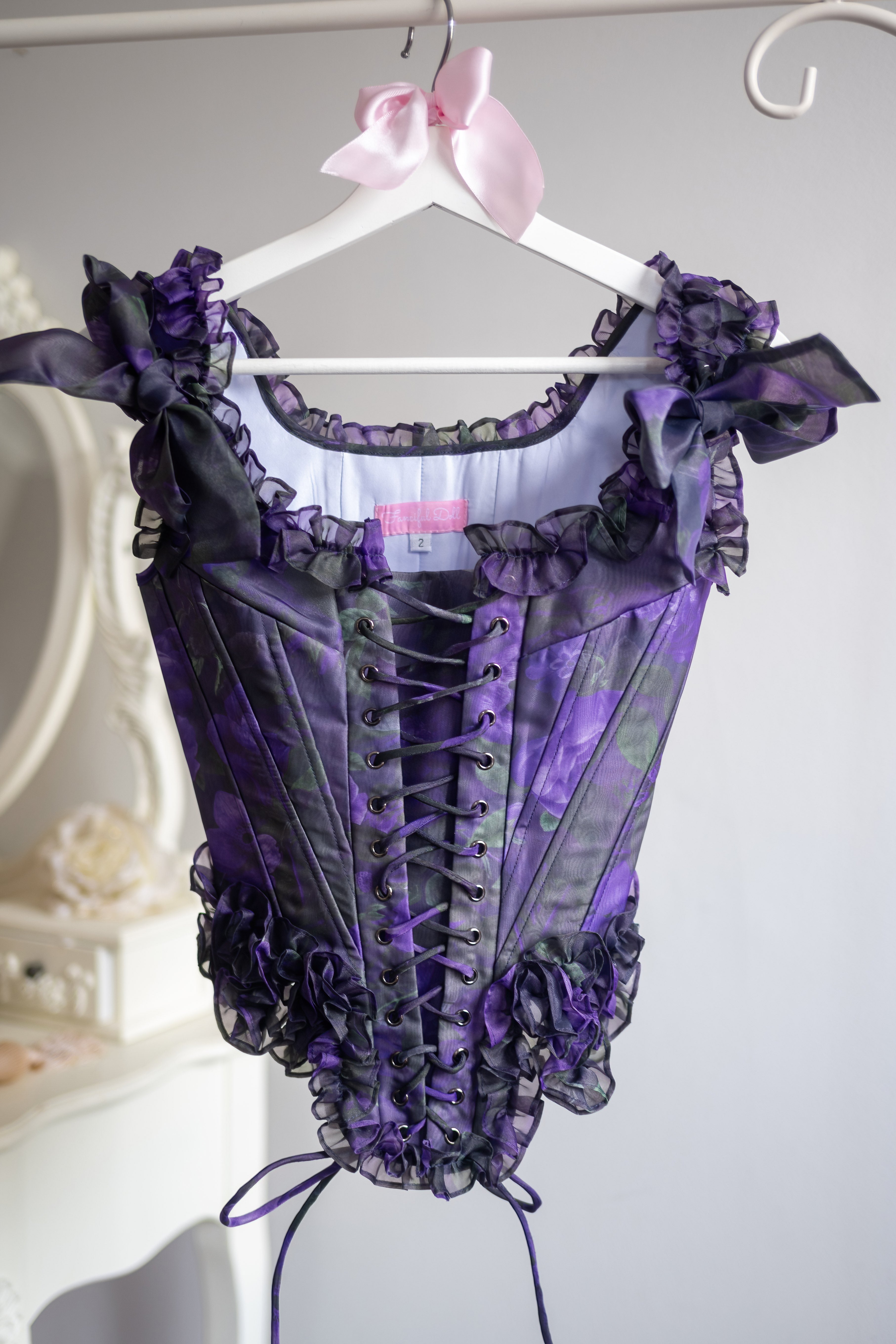 Moonlight Sonata Pompadour Corset