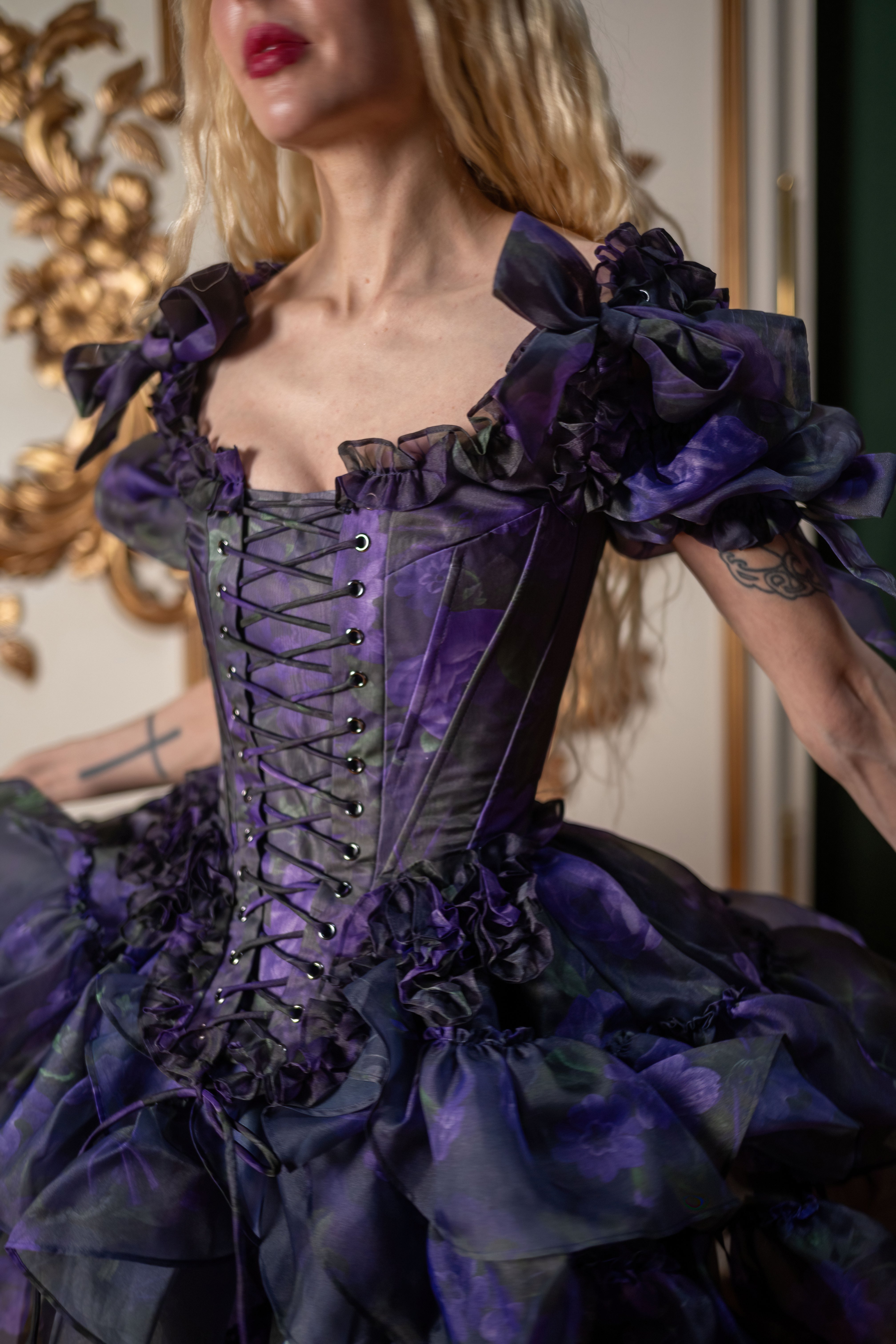 Moonlight Sonata Pompadour Corset