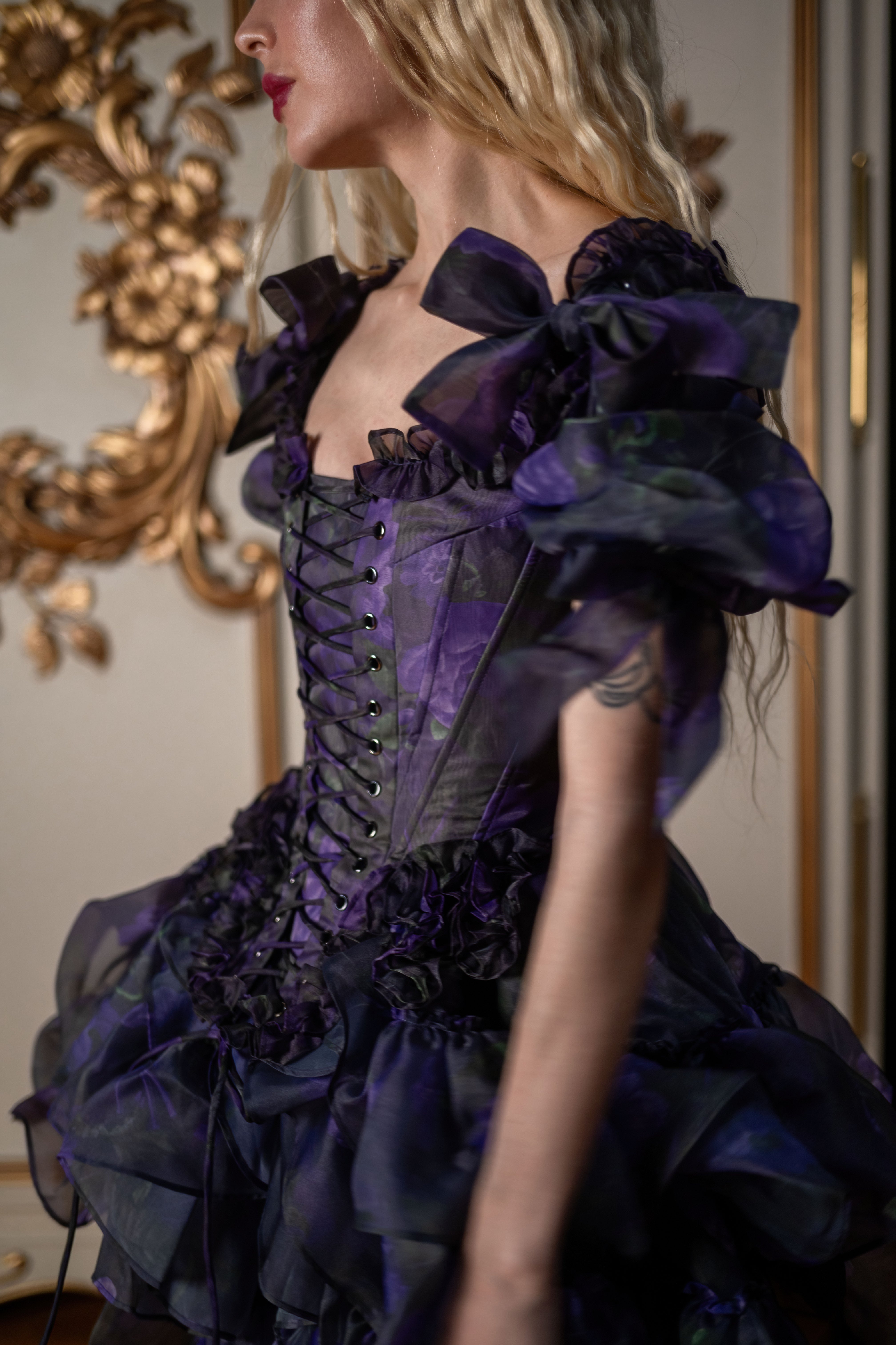 Moonlight Sonata Pompadour Corset