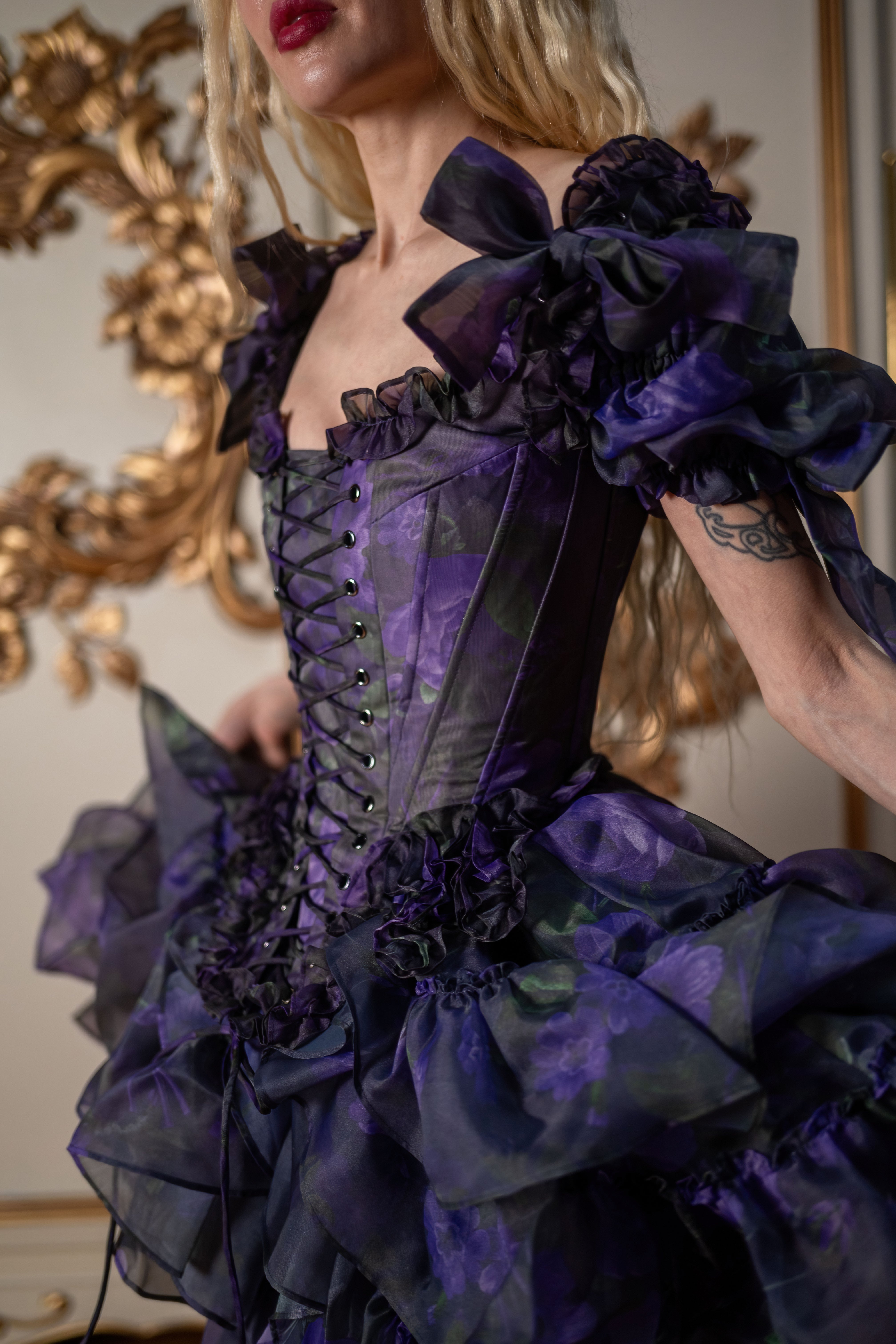 Moonlight Sonata Pompadour Corset