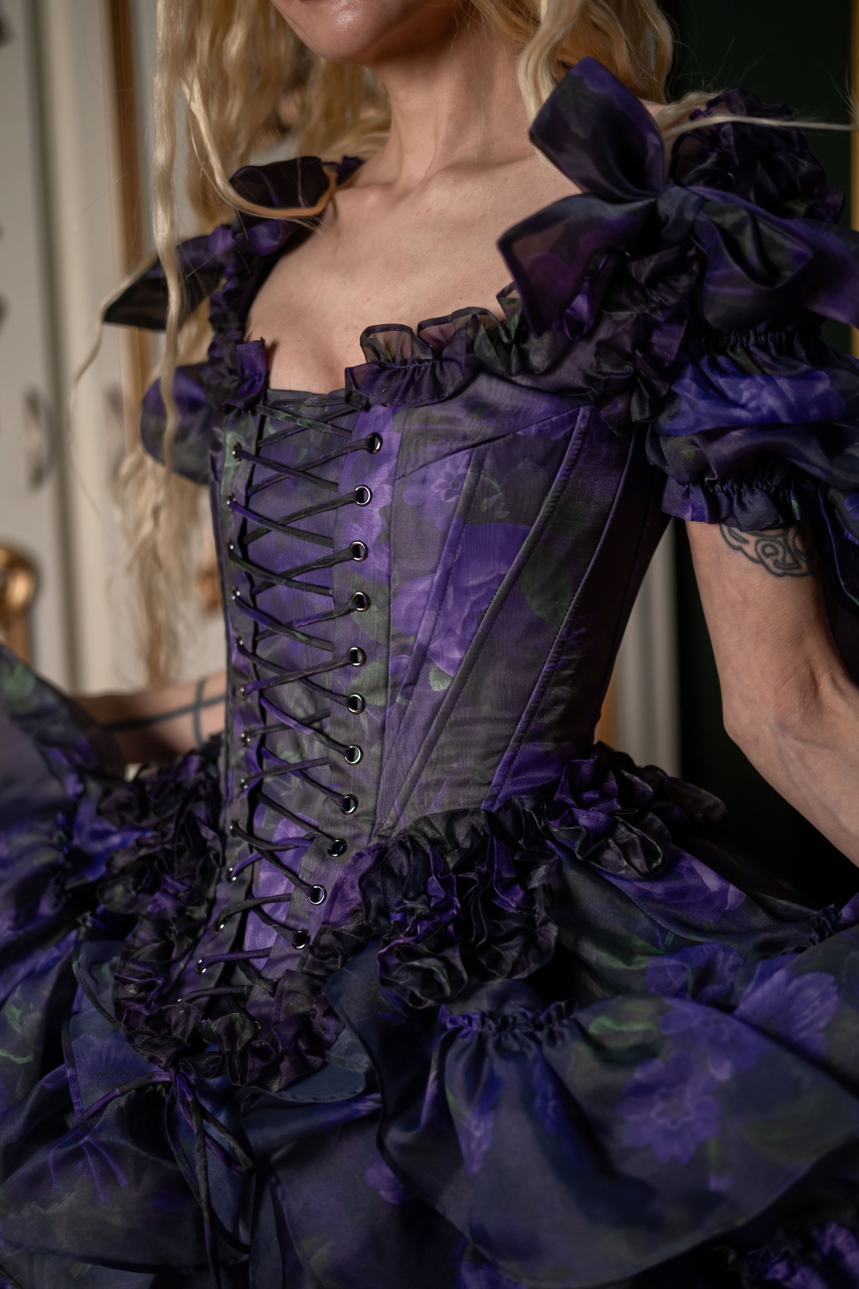 Moonlight Sonata Pompadour Corset