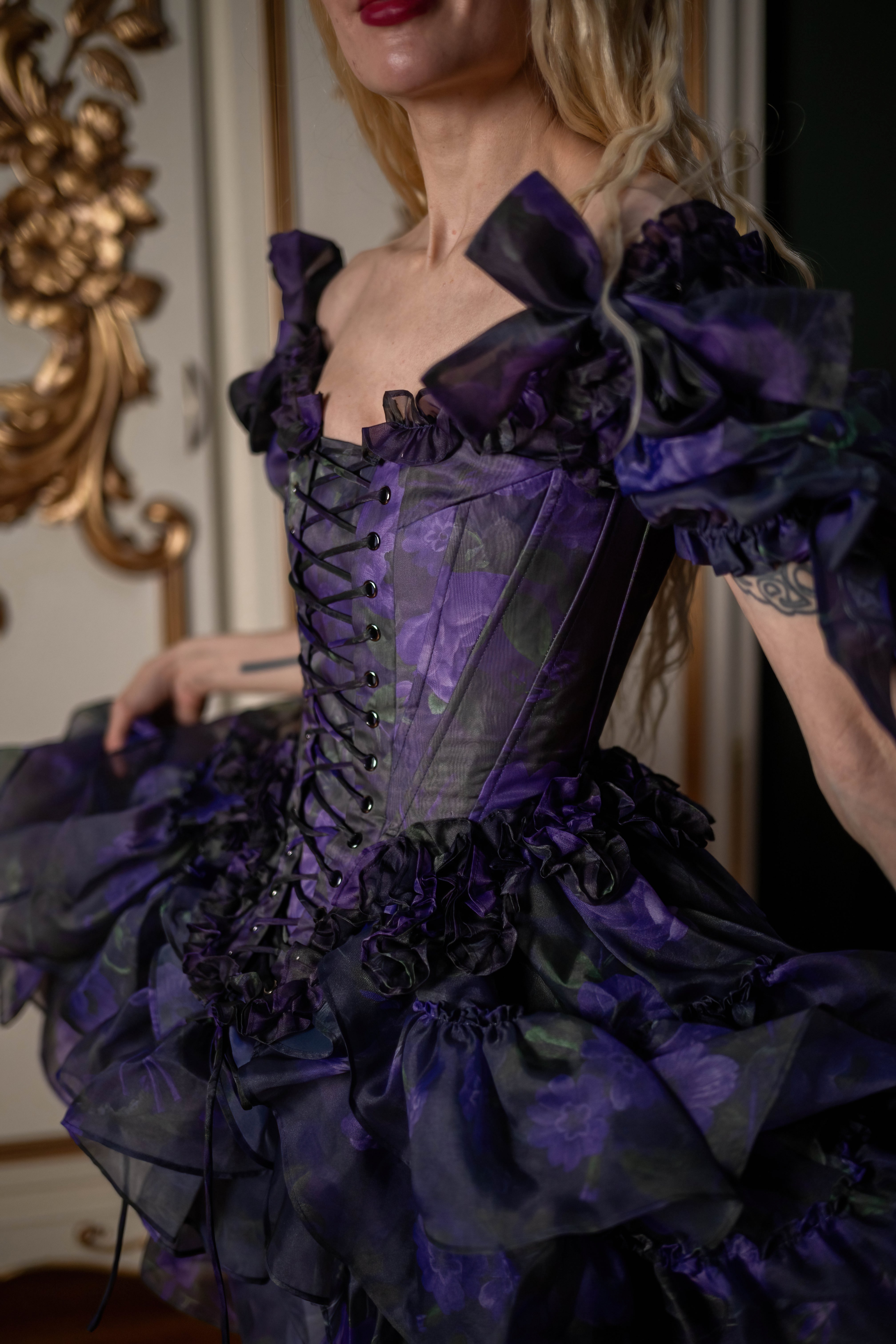 Moonlight Sonata Pompadour Corset