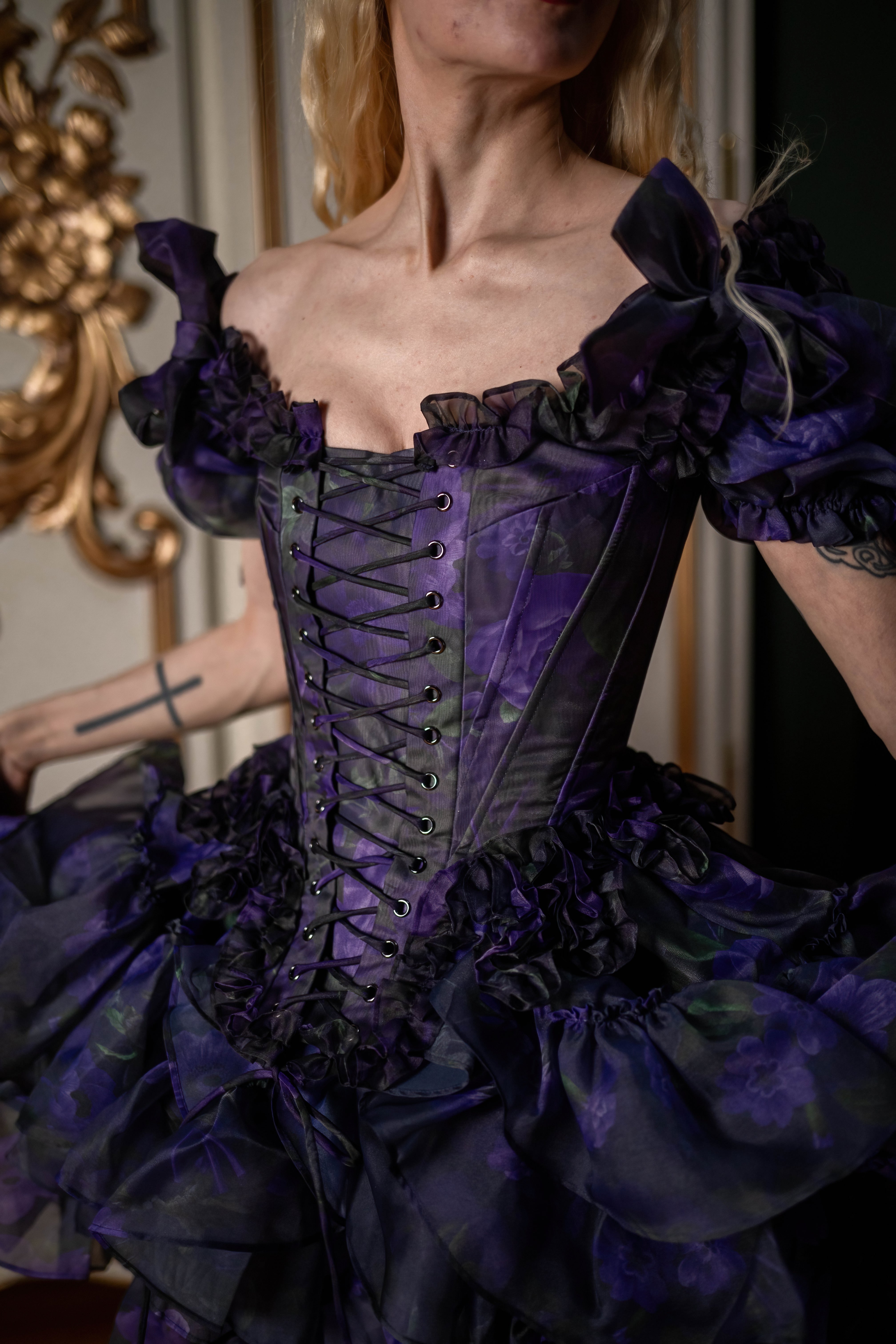 Moonlight Sonata Pompadour Corset