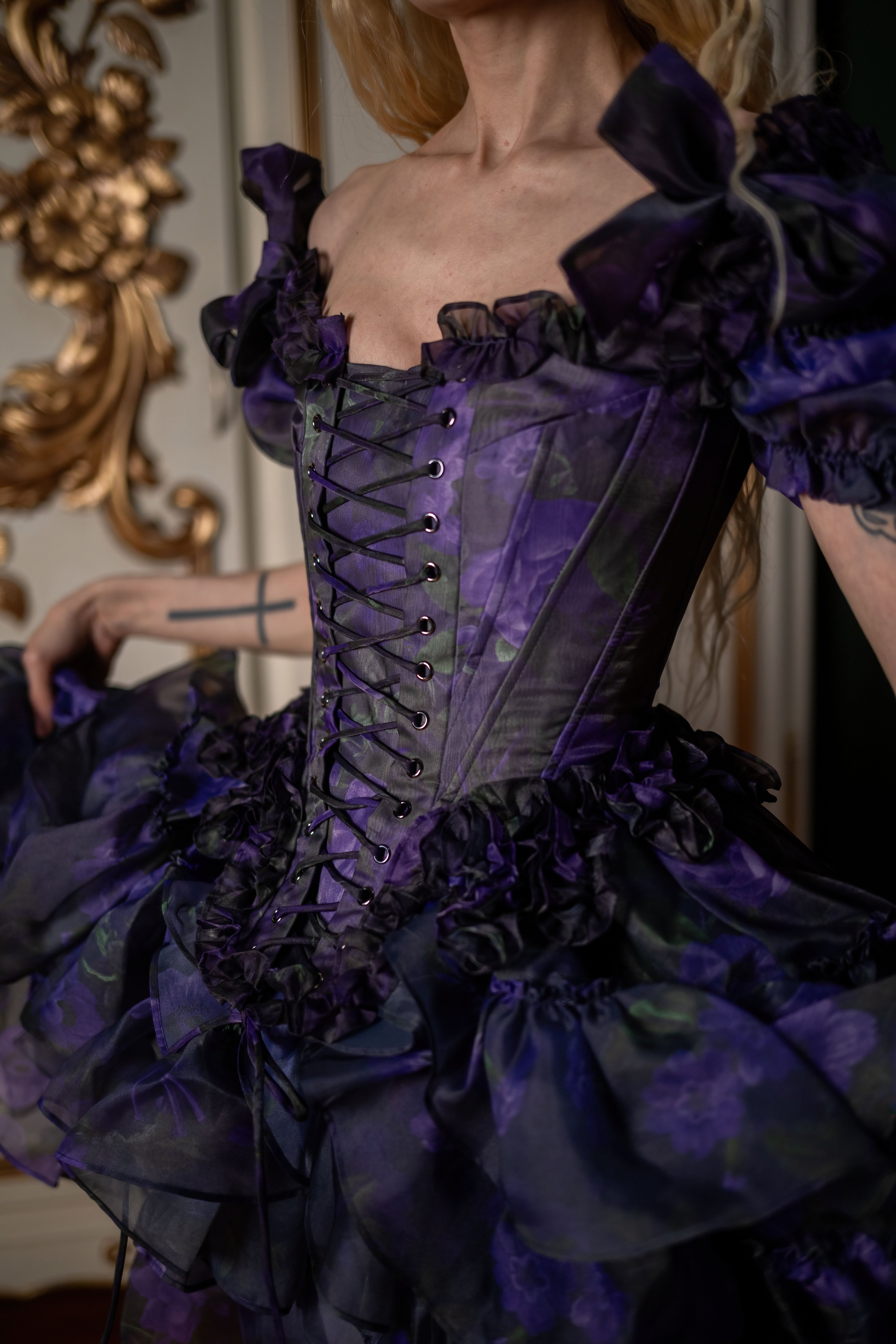 Moonlight Sonata Pompadour Corset