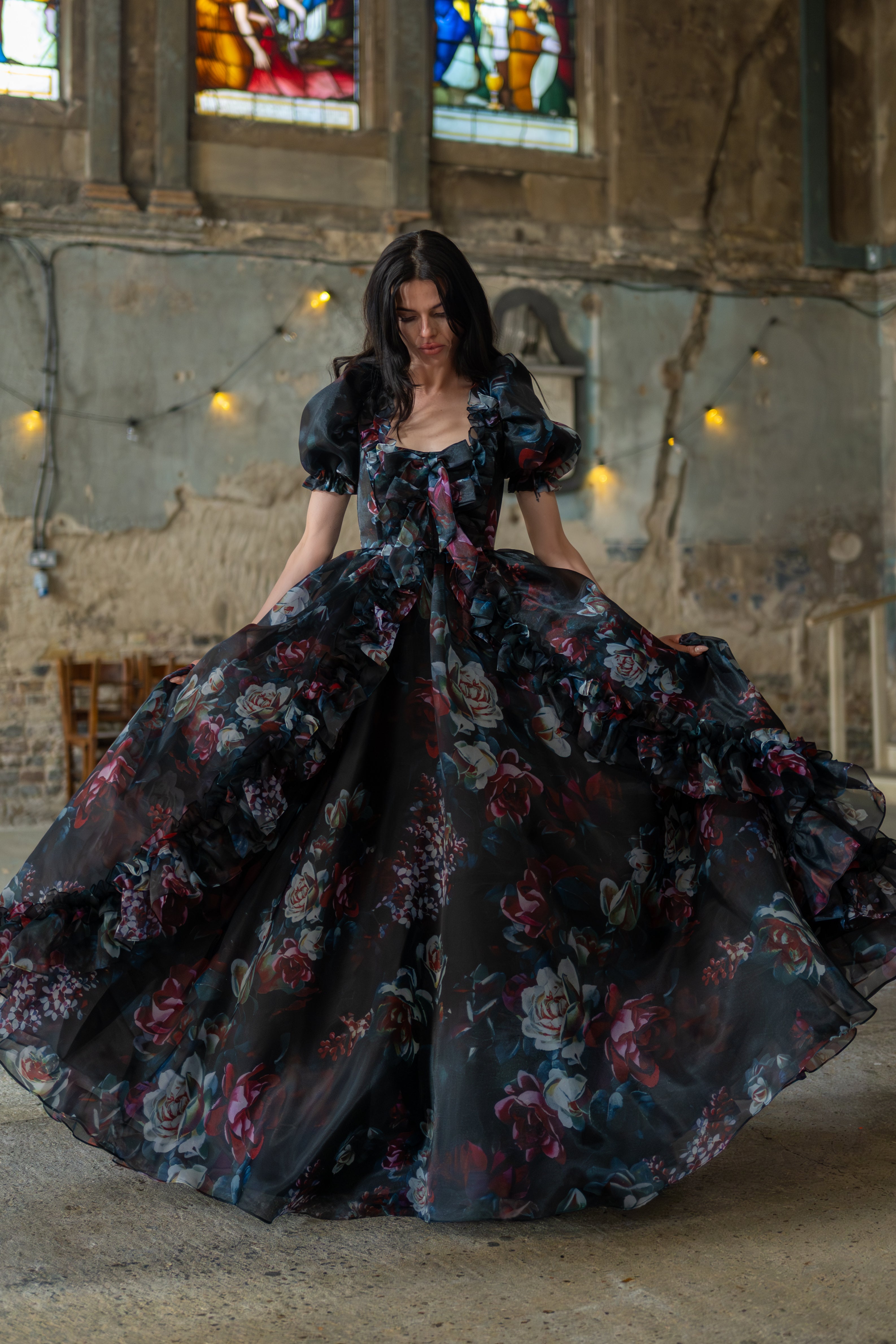 Nocturnal Beauty Duchess Gown
