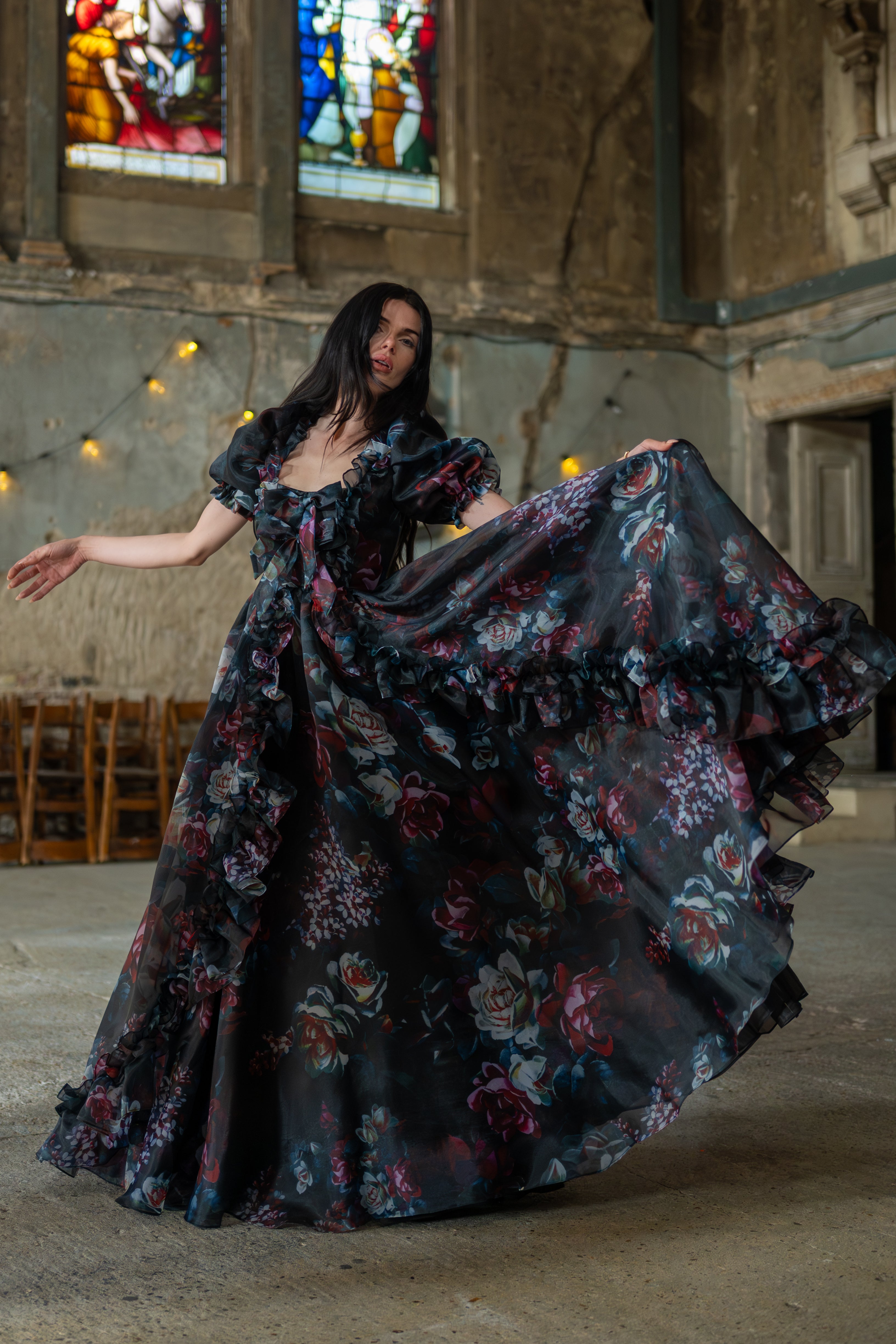 Nocturnal Beauty Duchess Gown