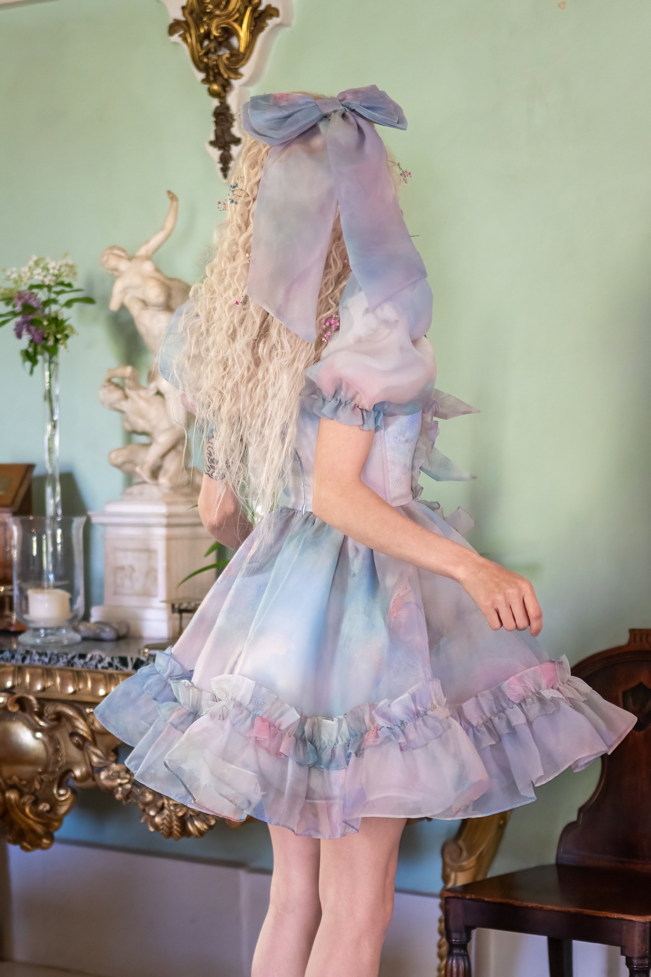 Pegasus Rising Mini Duchess Dress