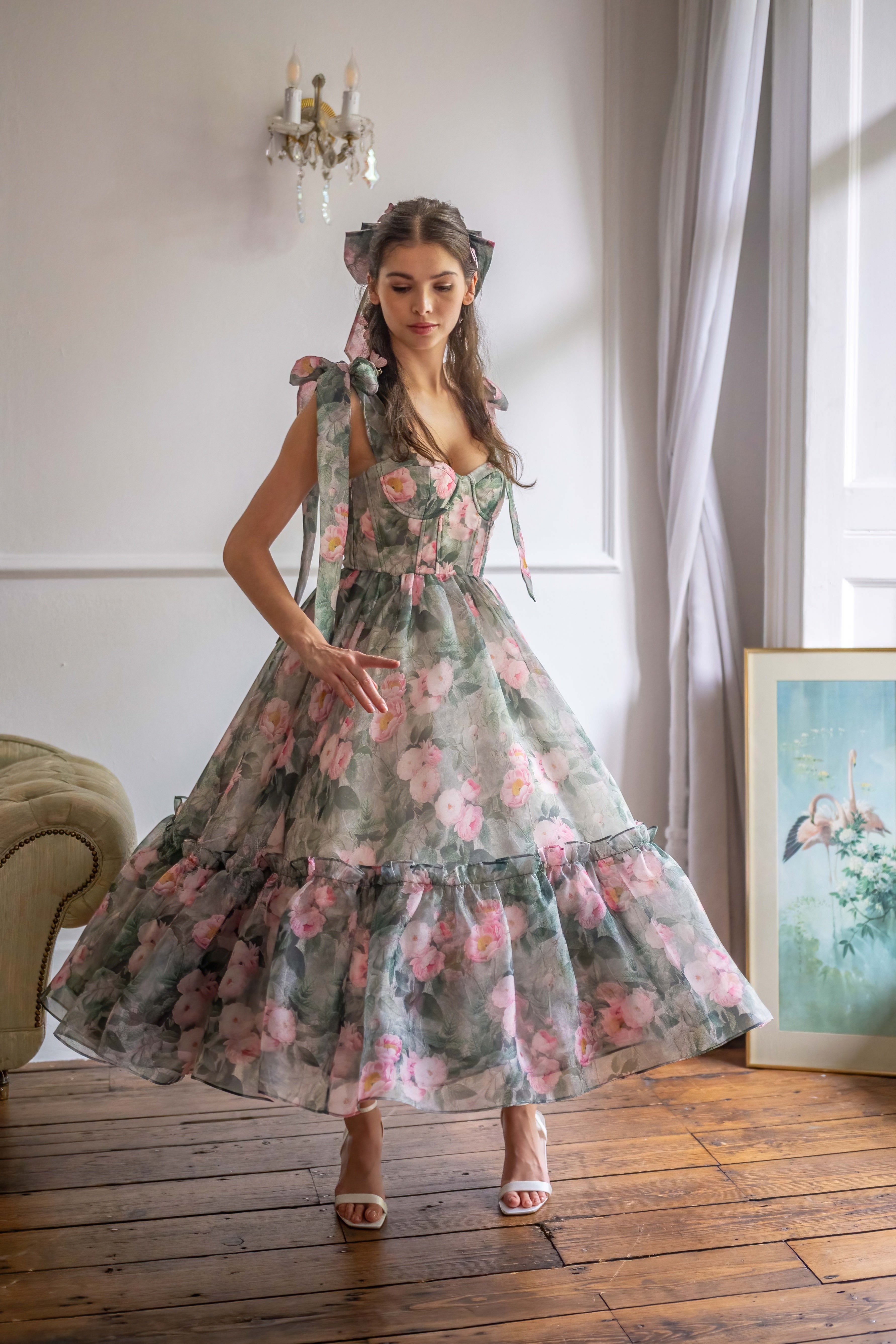 Peony Bouquet Symphony Dress