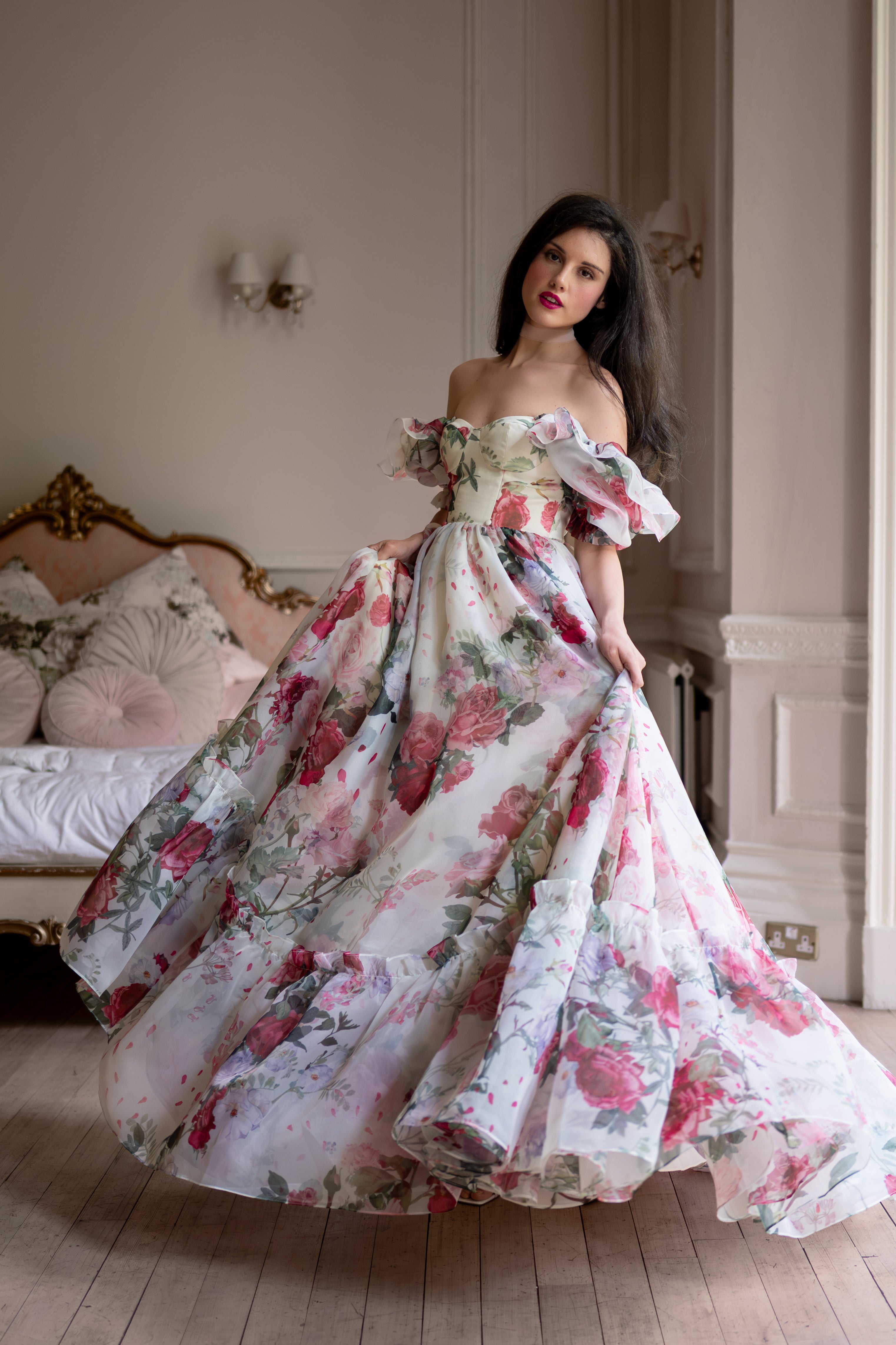 Petal Surrender Sorority Gown
